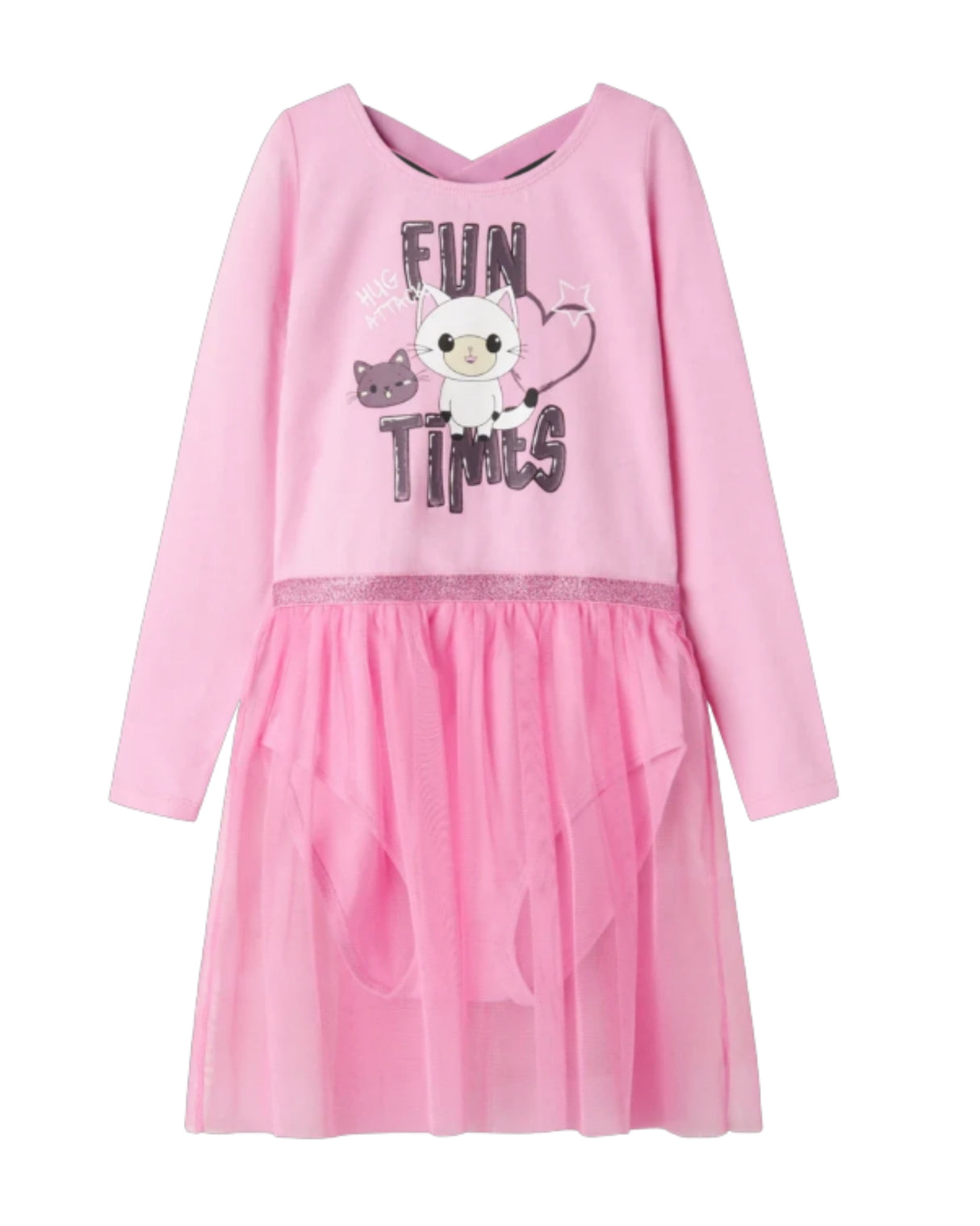 Lyserød - Pastel Lavender - Name it - gymnastikdragt - kat - 13231880