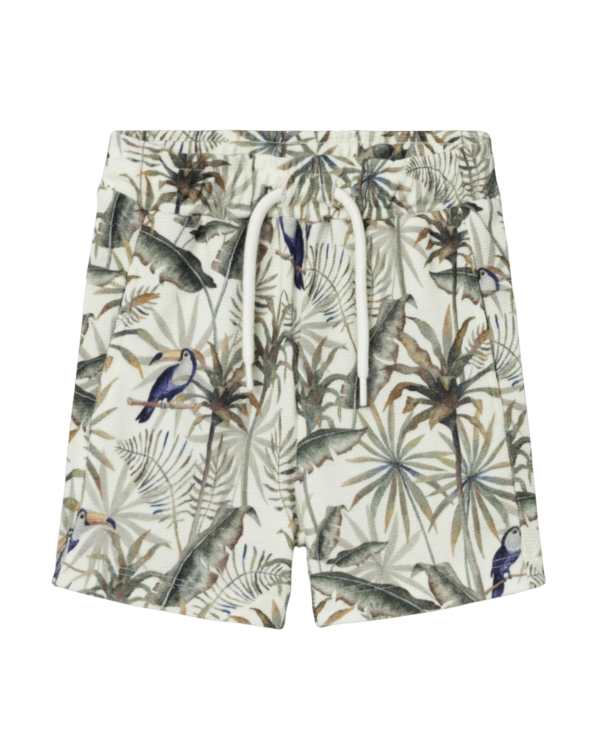 Hvid/Grøn - Icicle - Name It - Shorts - Jungle - 13232000