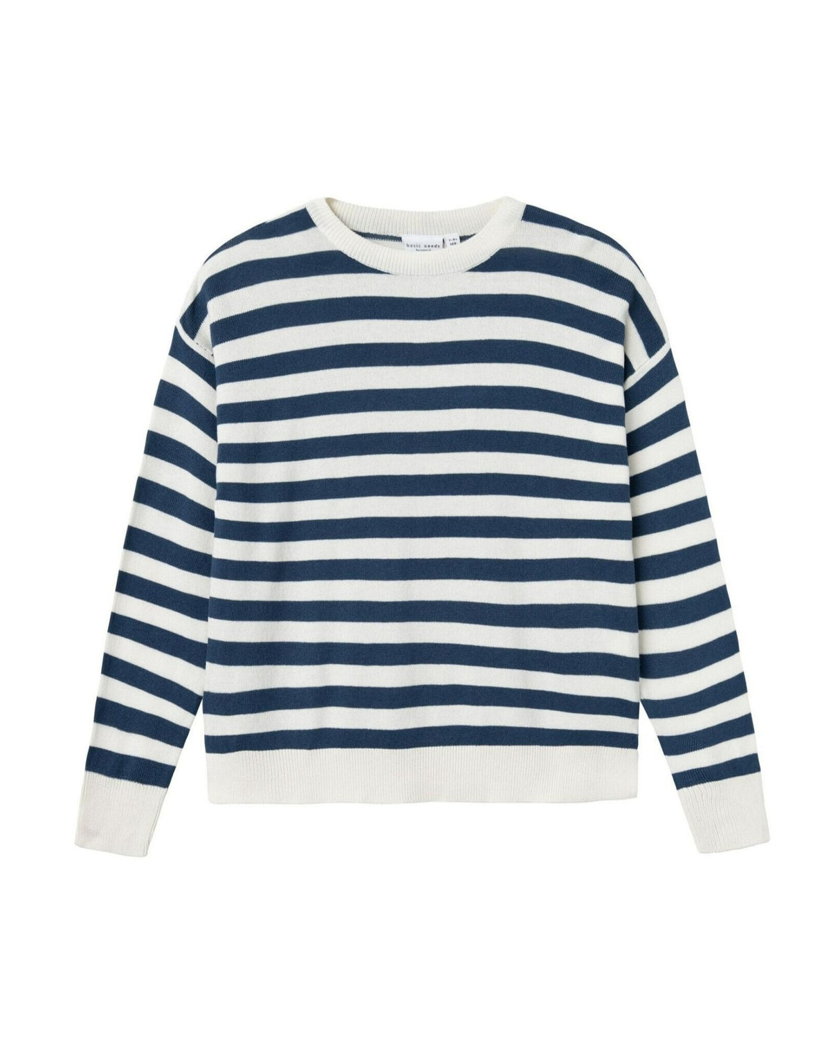 Navy - Dark Denim - Name it - Tynd - Strik - Bluse - 13232236