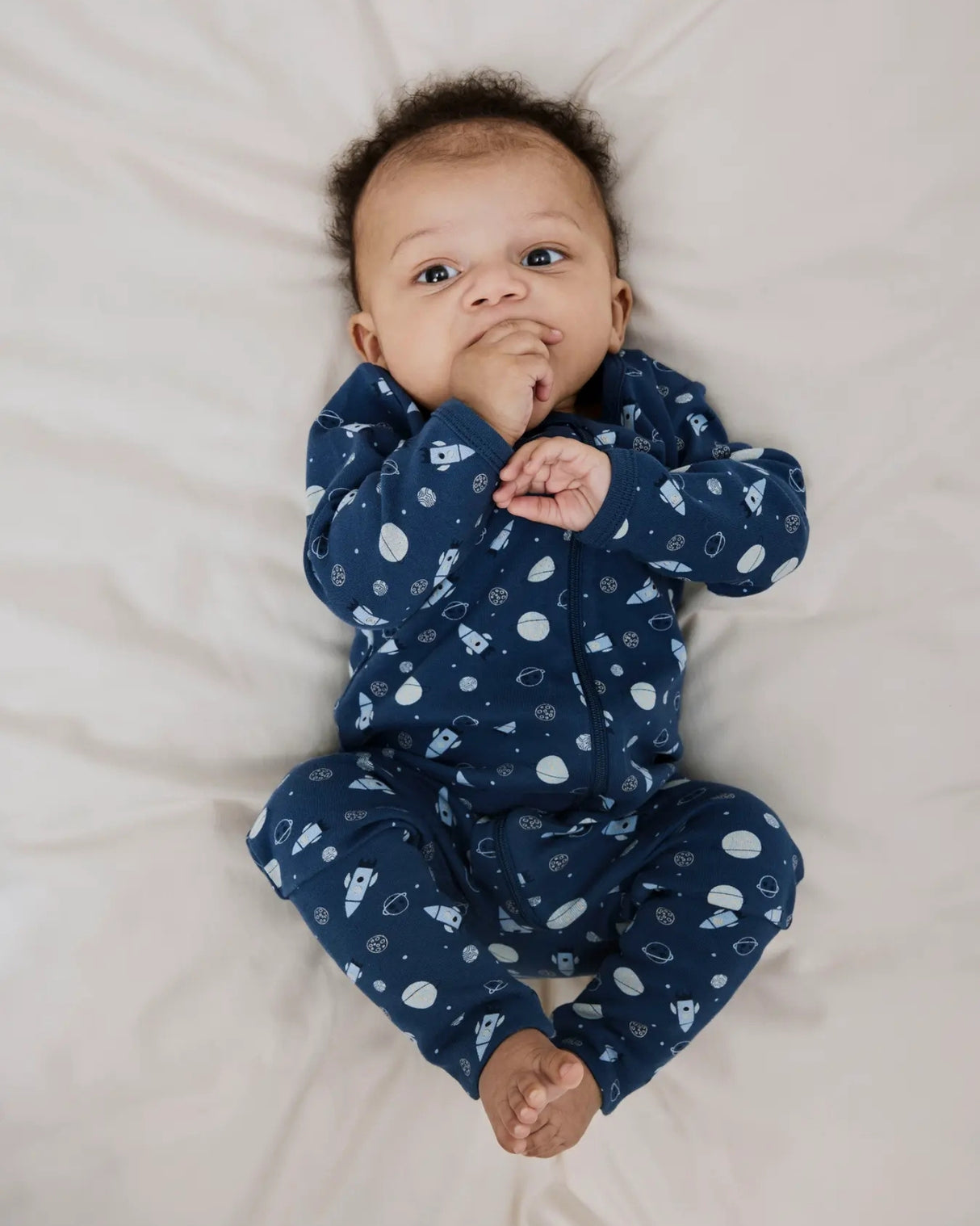 Blå - Dark Denim - Name it - Natdragter (med lynlås) - 2-pack - rummet - 13232746