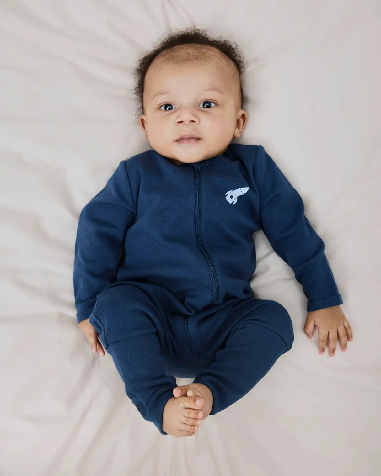 Blå - Dark Denim - Name it - Natdragter (med lynlås) - 2-pack - rummet - 13232746