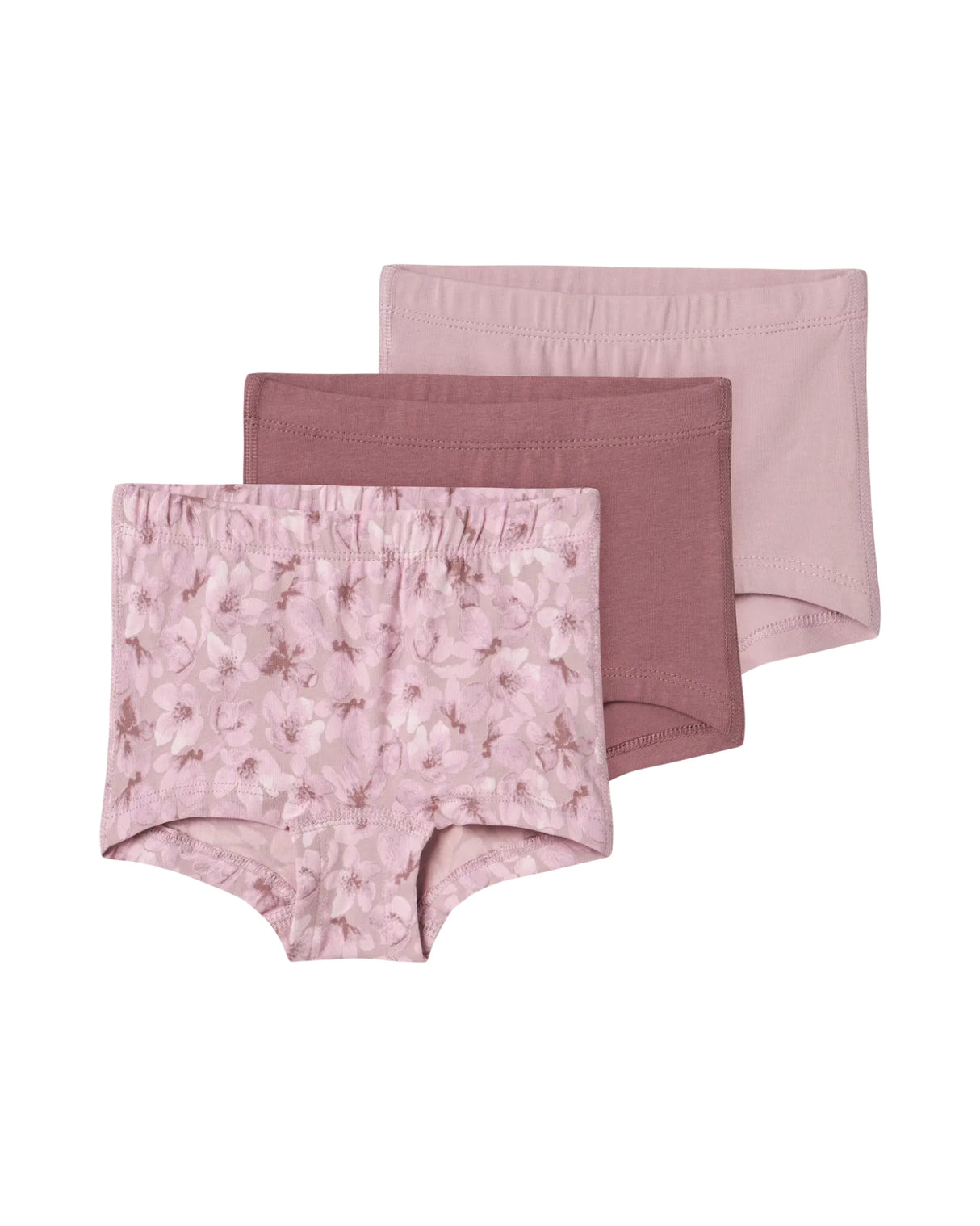 Lilla - Mauve Shadows - Name it - 3-pack - Tights Underbukser - Blomster - 13232978
