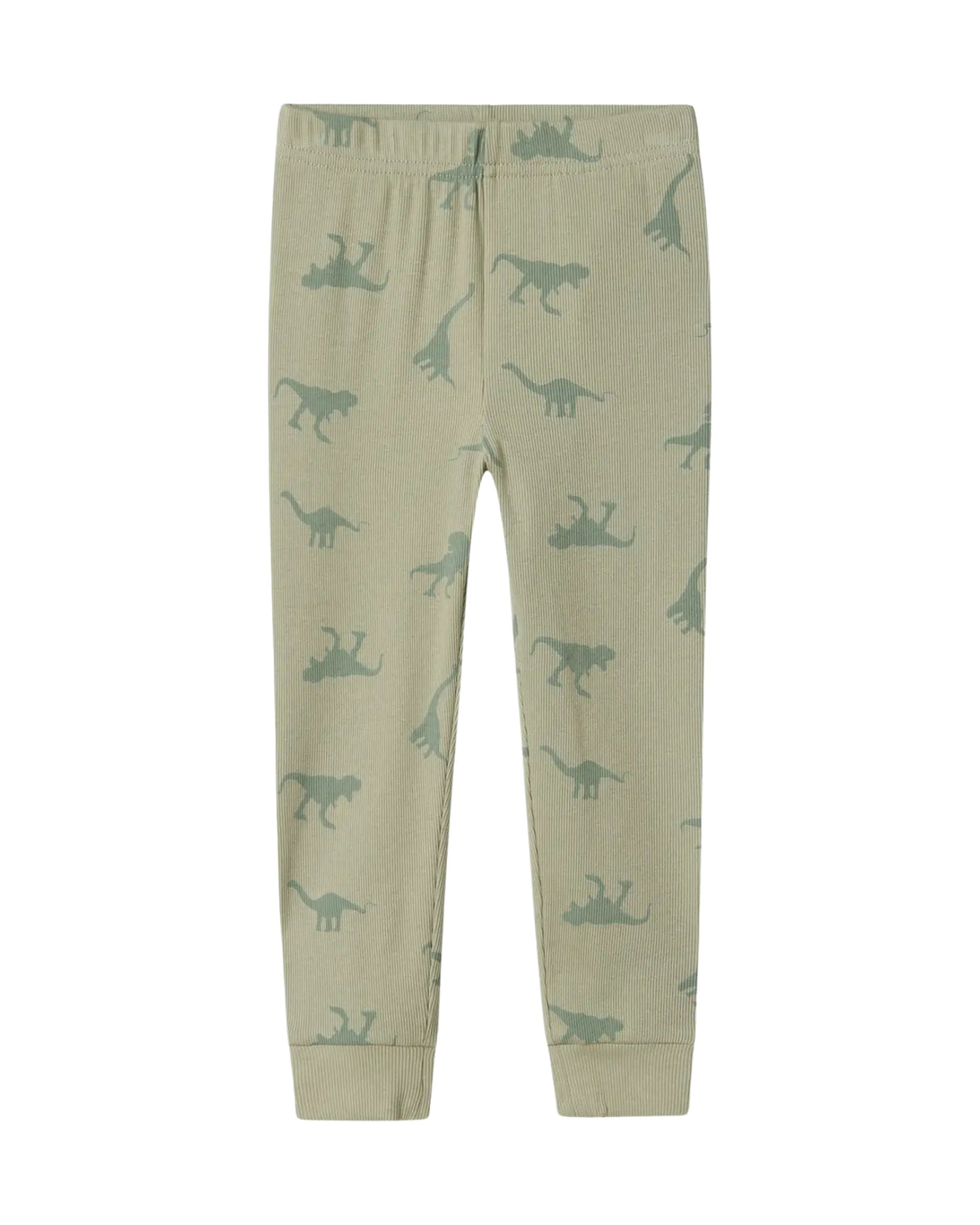 Green - Agave Green - Name it - Pajama set - Rib - Dino - 13233002