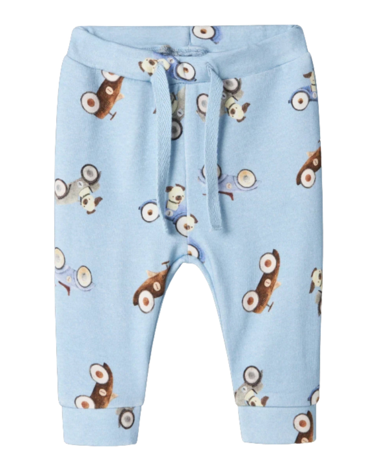 Lyseblå - Chambray blue - Name it - bukser - biler - 13234569