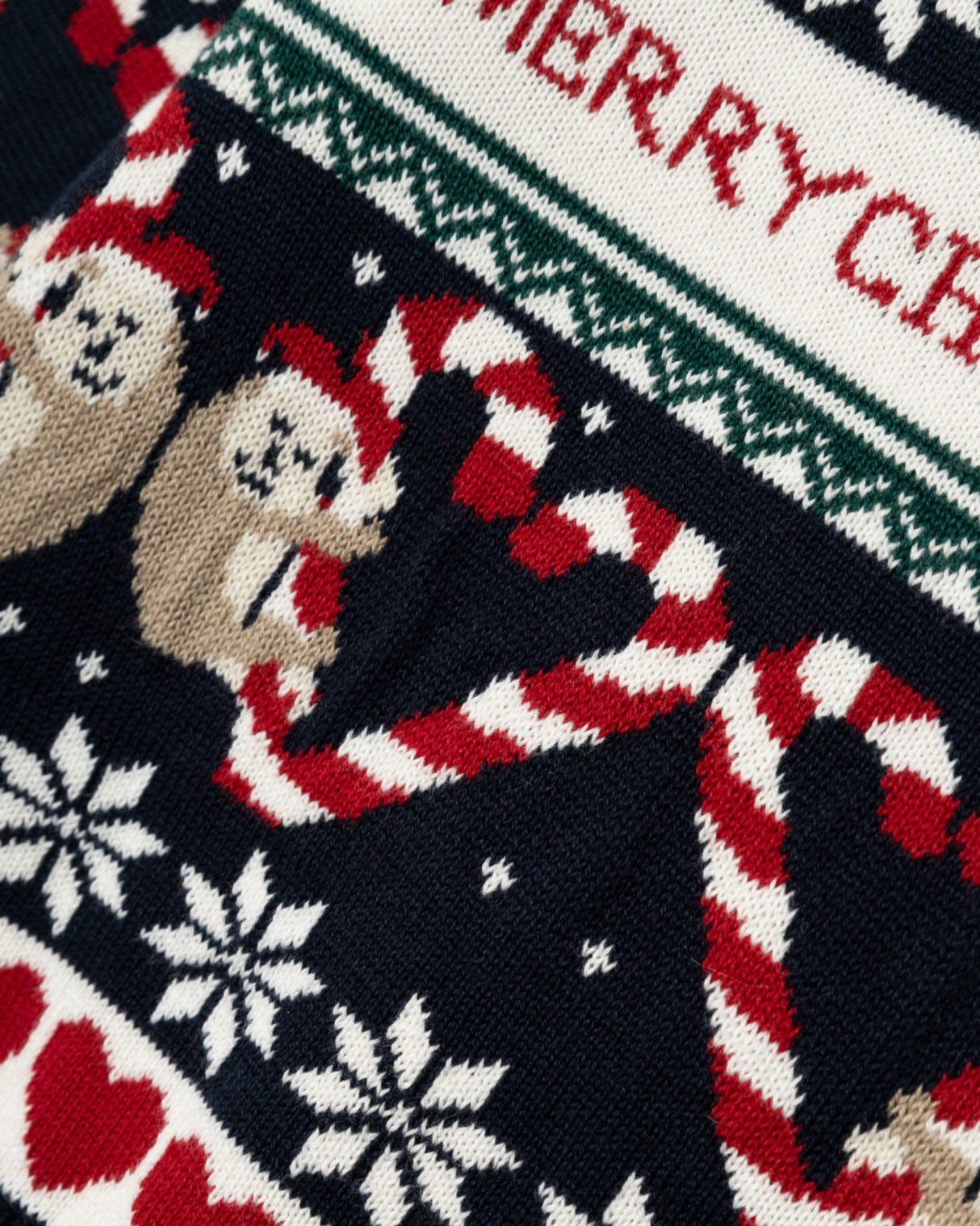 Blå - dark sapphire - Name it - julestrik trøje - 13235185