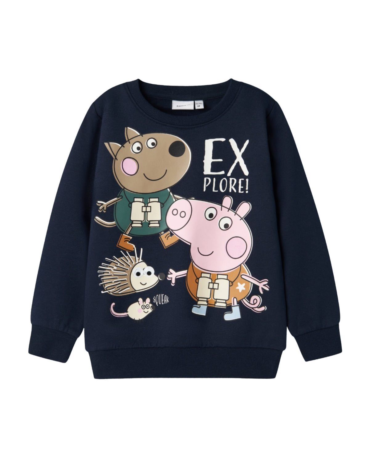 Blå - dark sapphire - Name it - Peppa Pig - sweatshirt - 13236247
