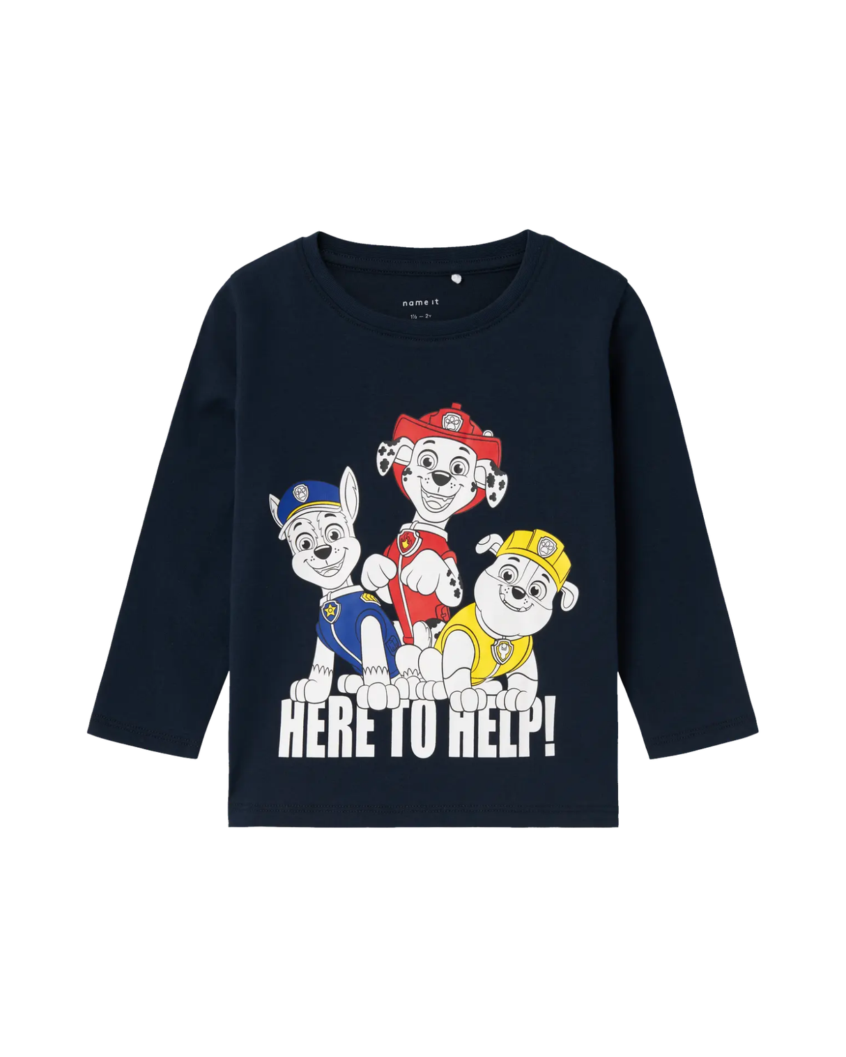 Navy - Dark Sapphire - Name it - Paw Patrol - Langærmet T-shirt - 13236611