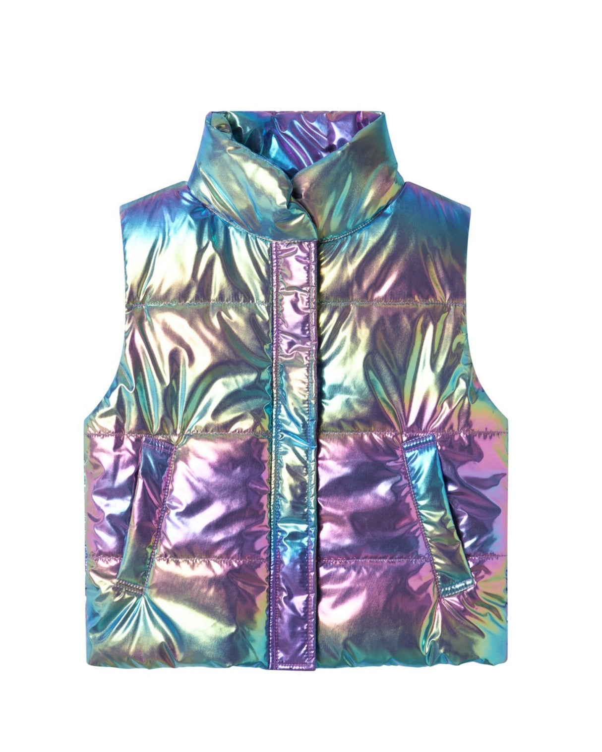 Lilla - Metallic - Amethyst Orchid - Name it - Vest - 13237542