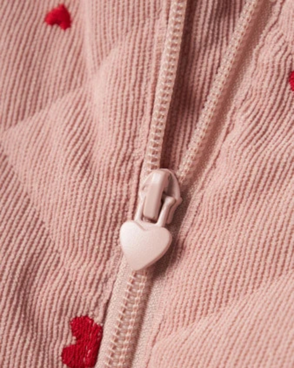 Lyserød - Pale Mauve - Name it - Jakke - Hjerter - 13237545