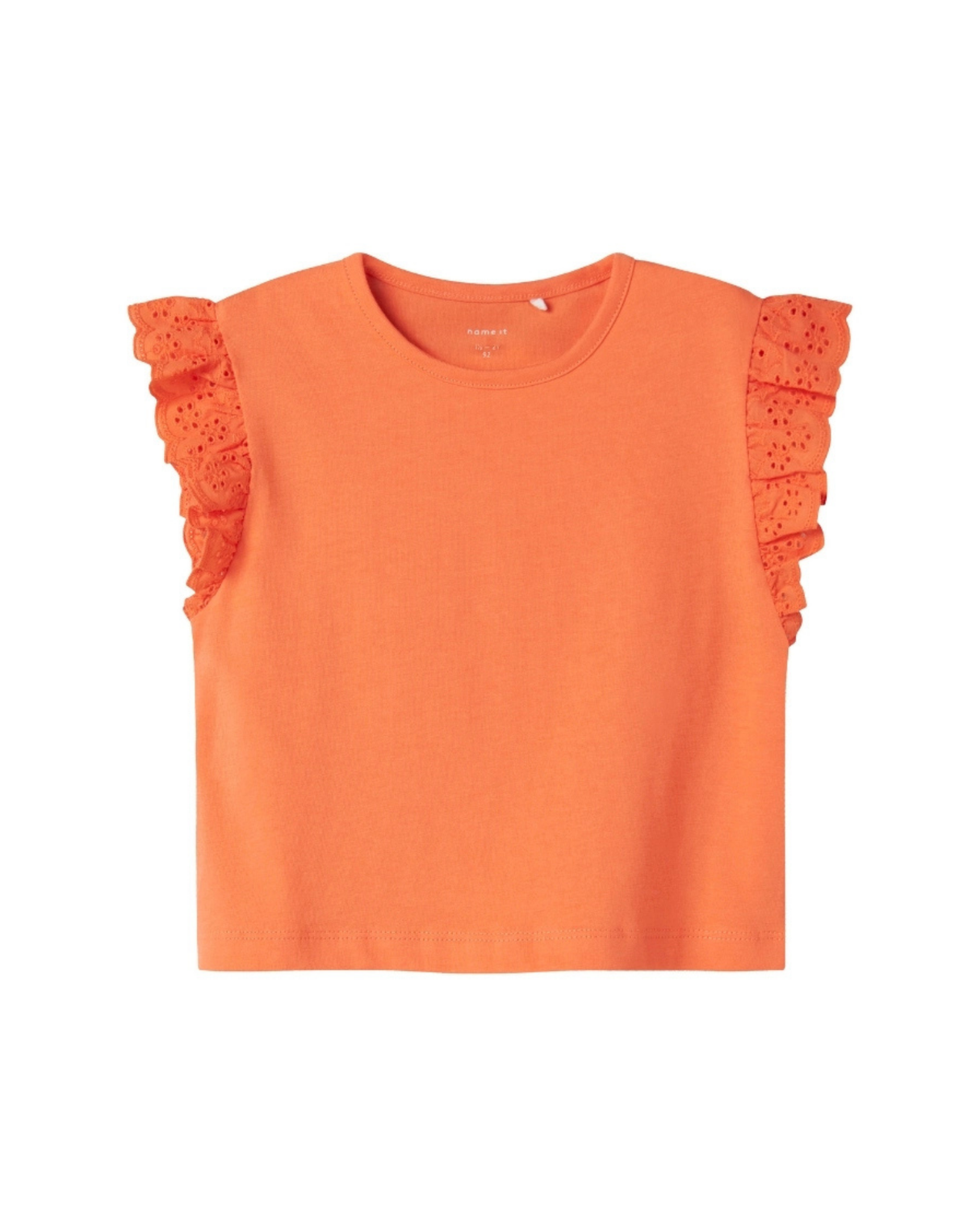 Orange - Fresh Salmon - Name it - Top - Flæser - 13238071