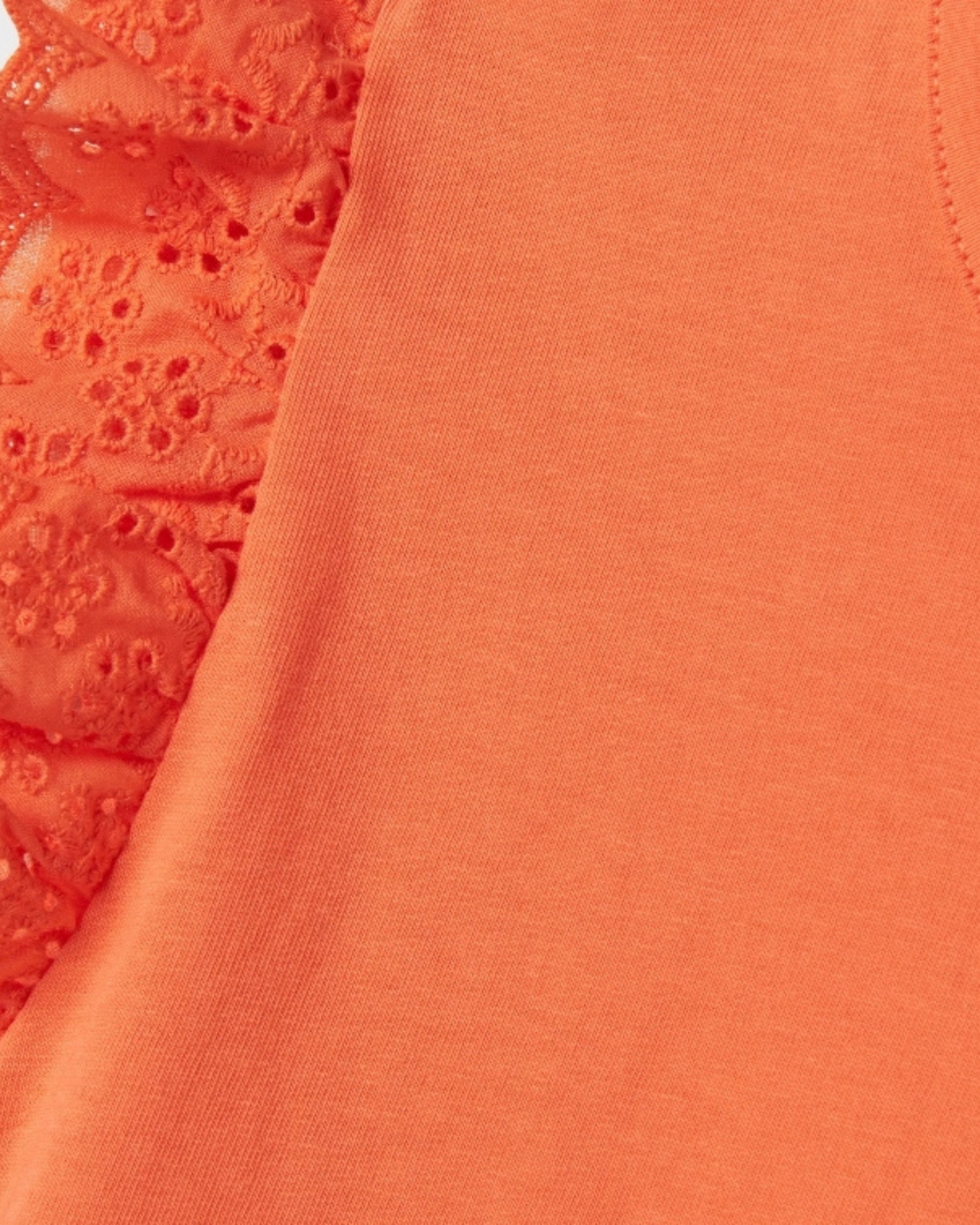 Orange - Fresh Salmon - Name it - Top - Flæser - 13238071