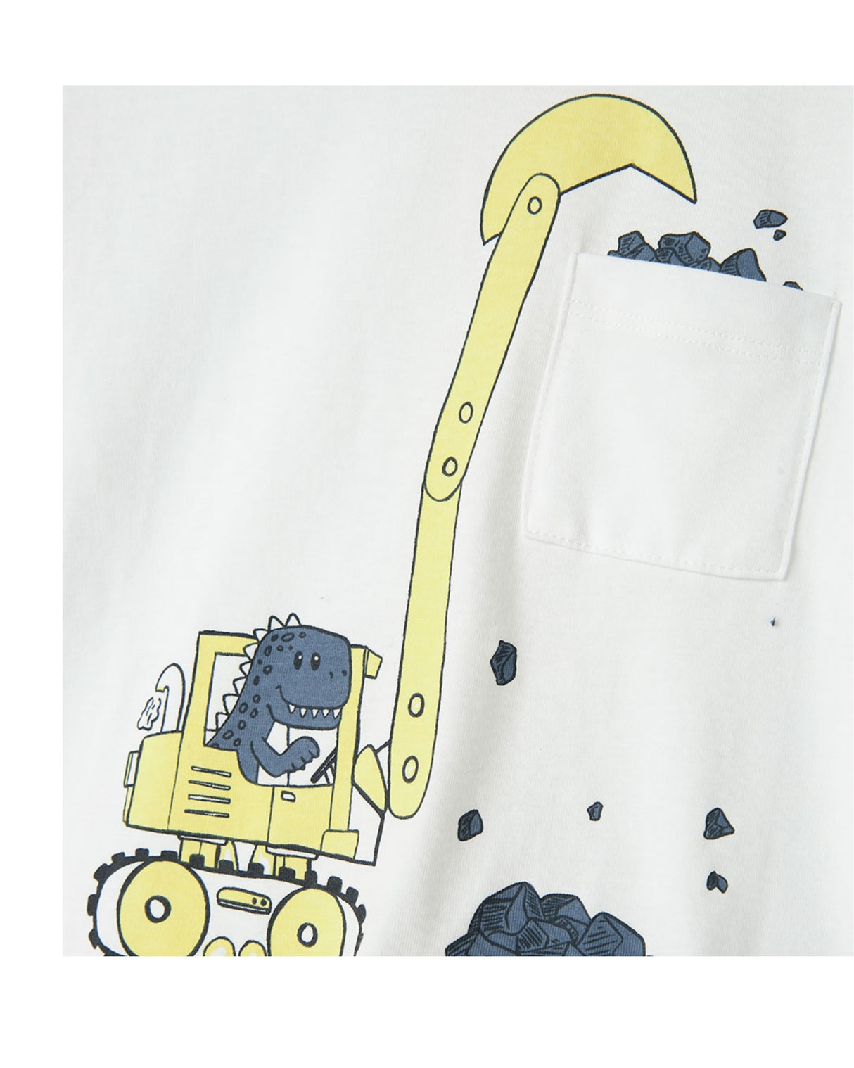 Hvid - Bright white/Tractor di - Name it - t-shirt - 13238183