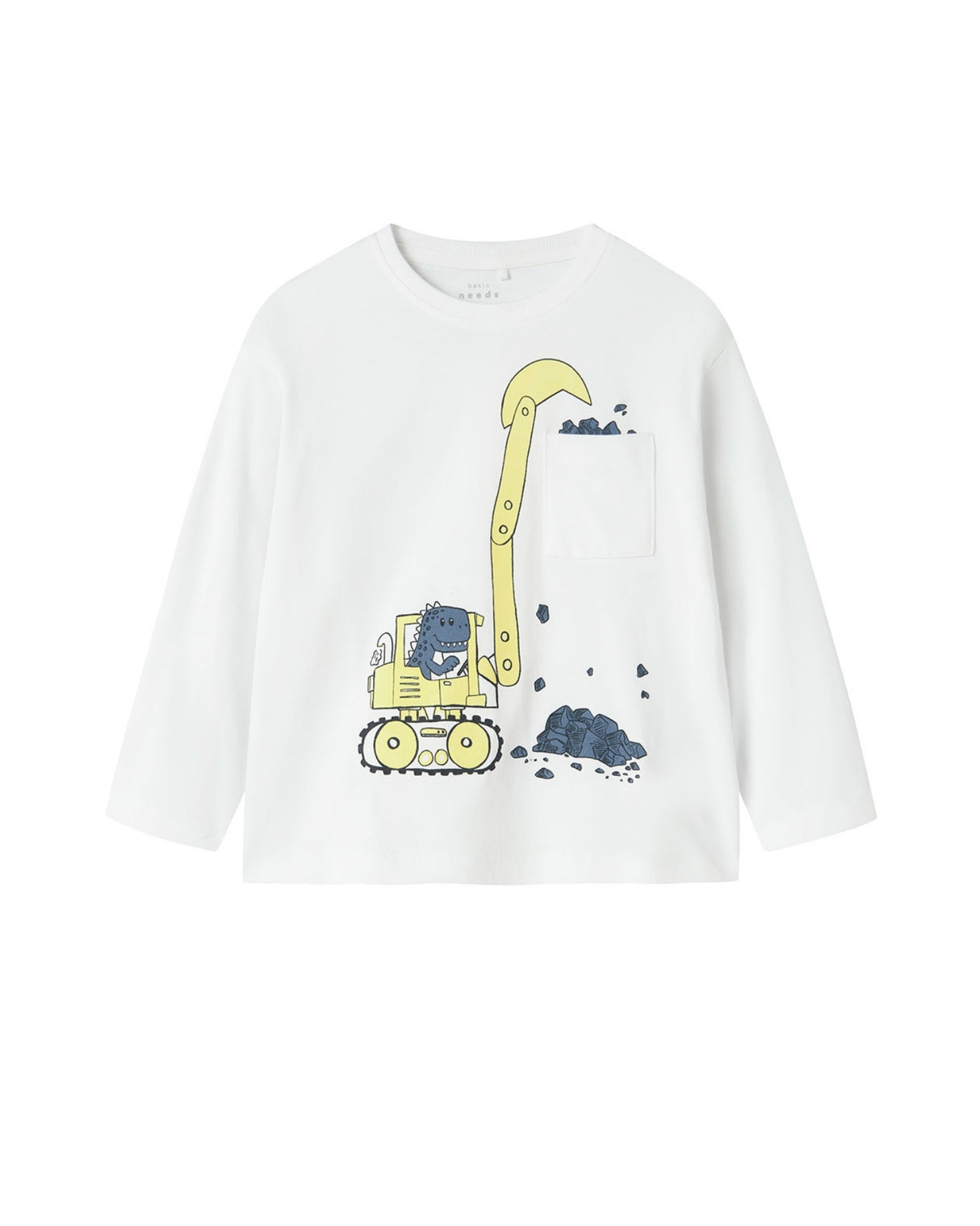 Hvid - Bright white/Tractor di - Name it - t-shirt - 13238183