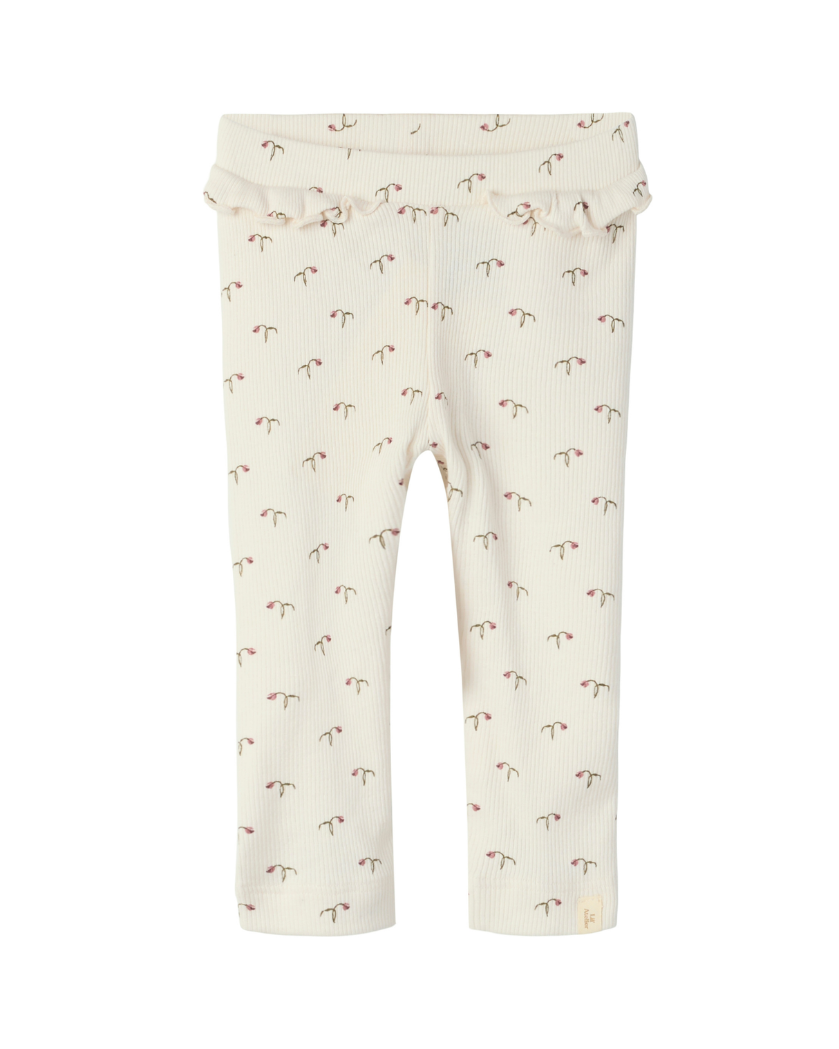 Offwhite - Almost Mauve - Lil'Atelier - Leggings - Blomster - 13238333