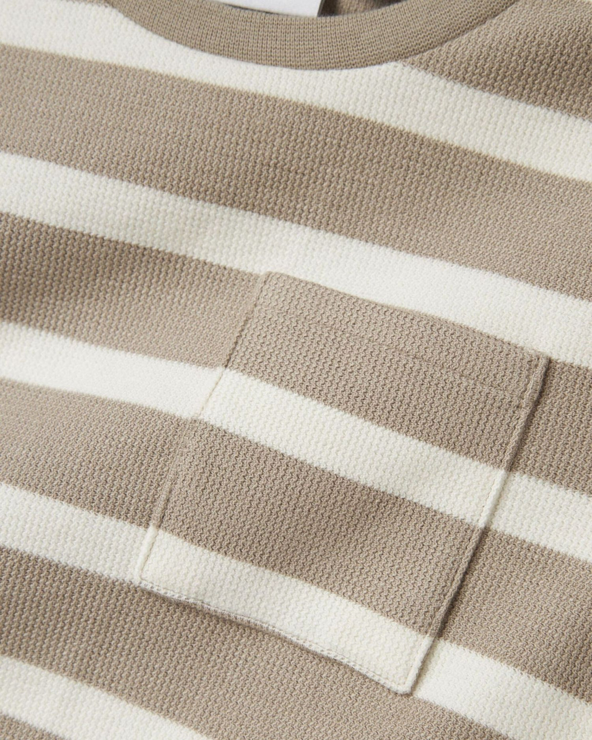 Beige/Hvid - Pure Cashmere - Name it - tshirt - langærmet - 13238928