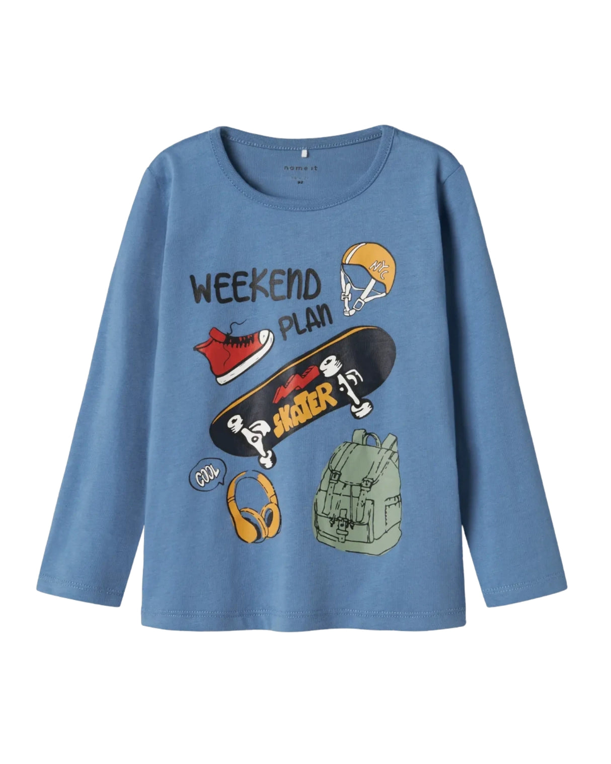 Blue - Coronet blue - name it - blouse - 13239296