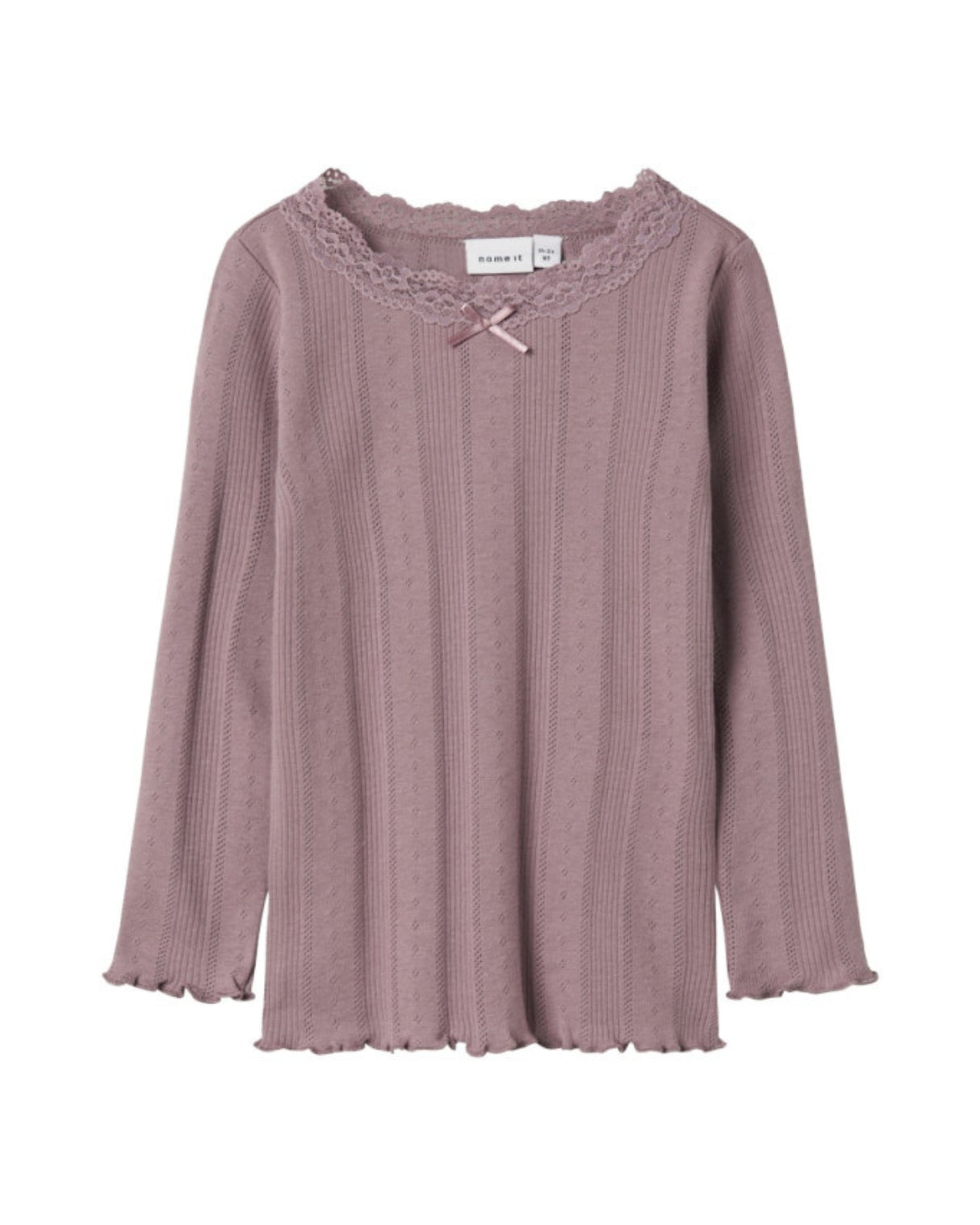 Lilla - Elderberry - Name it - Langærmet T-shirt - 13239778