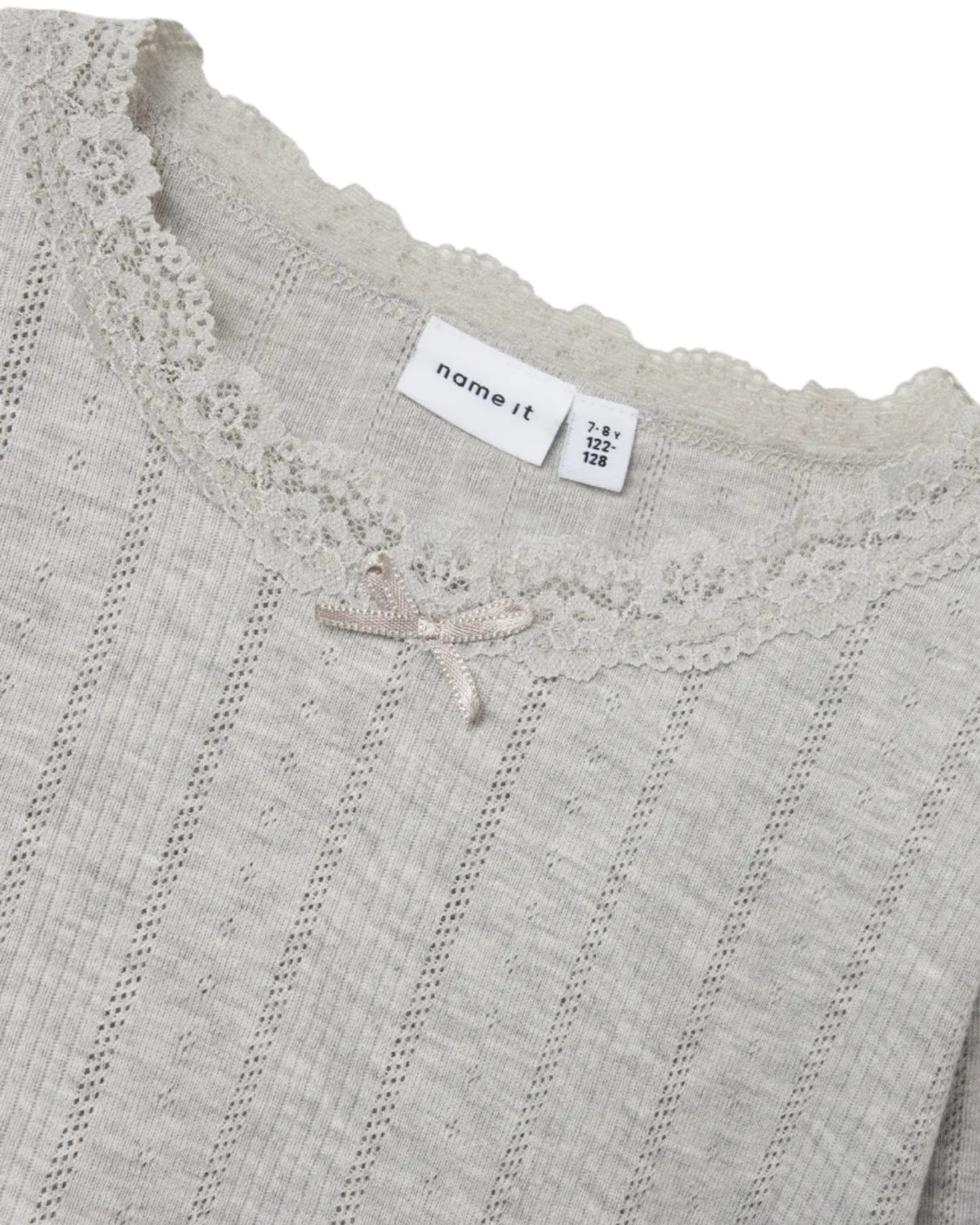 Grå - Grey Melange - name it - bluse - 13239780