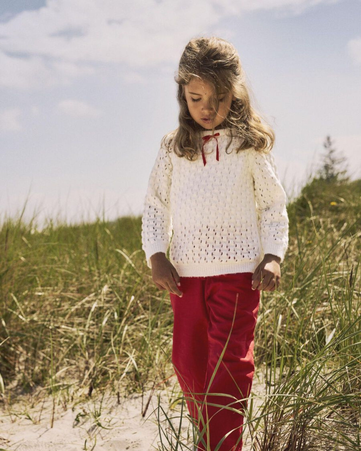 Hvid - Cloud Dancer - Name it - Strik - Sløjfe - 13239835