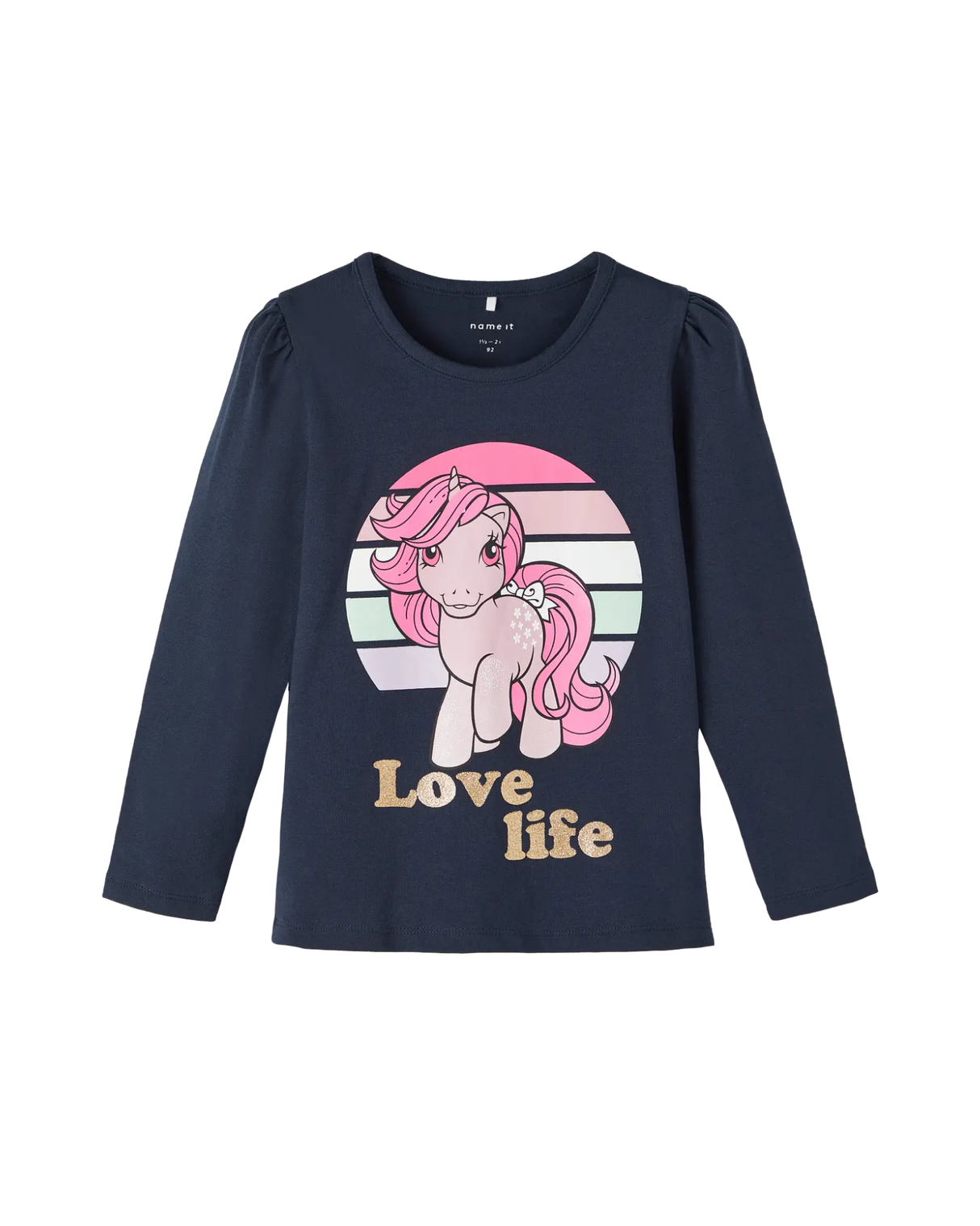 Mørkeblå - Dark saphire - Name it - Bluse - 13239909