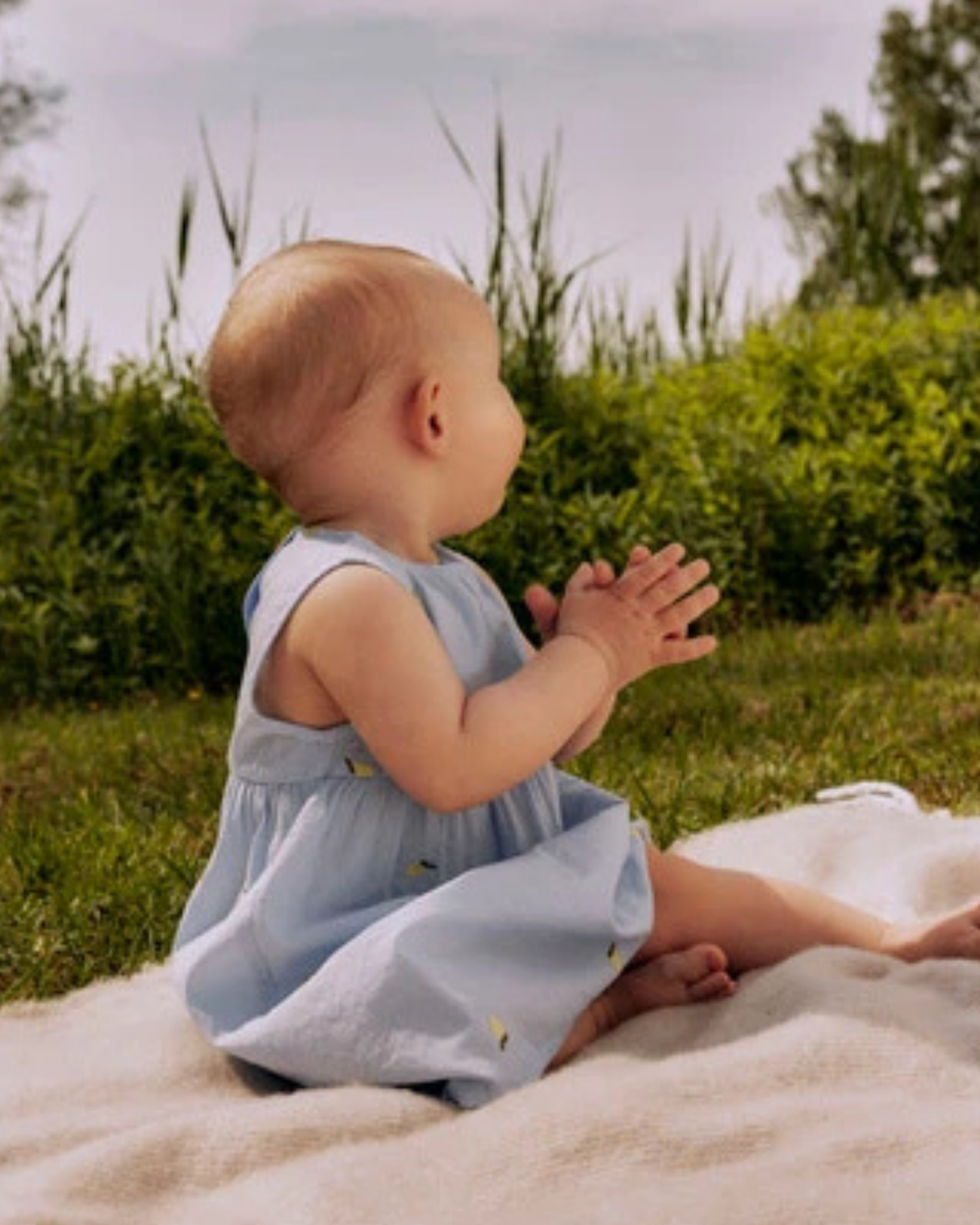 Blå - serenity / lemon - Name it - Kjole med citroner - 13240054