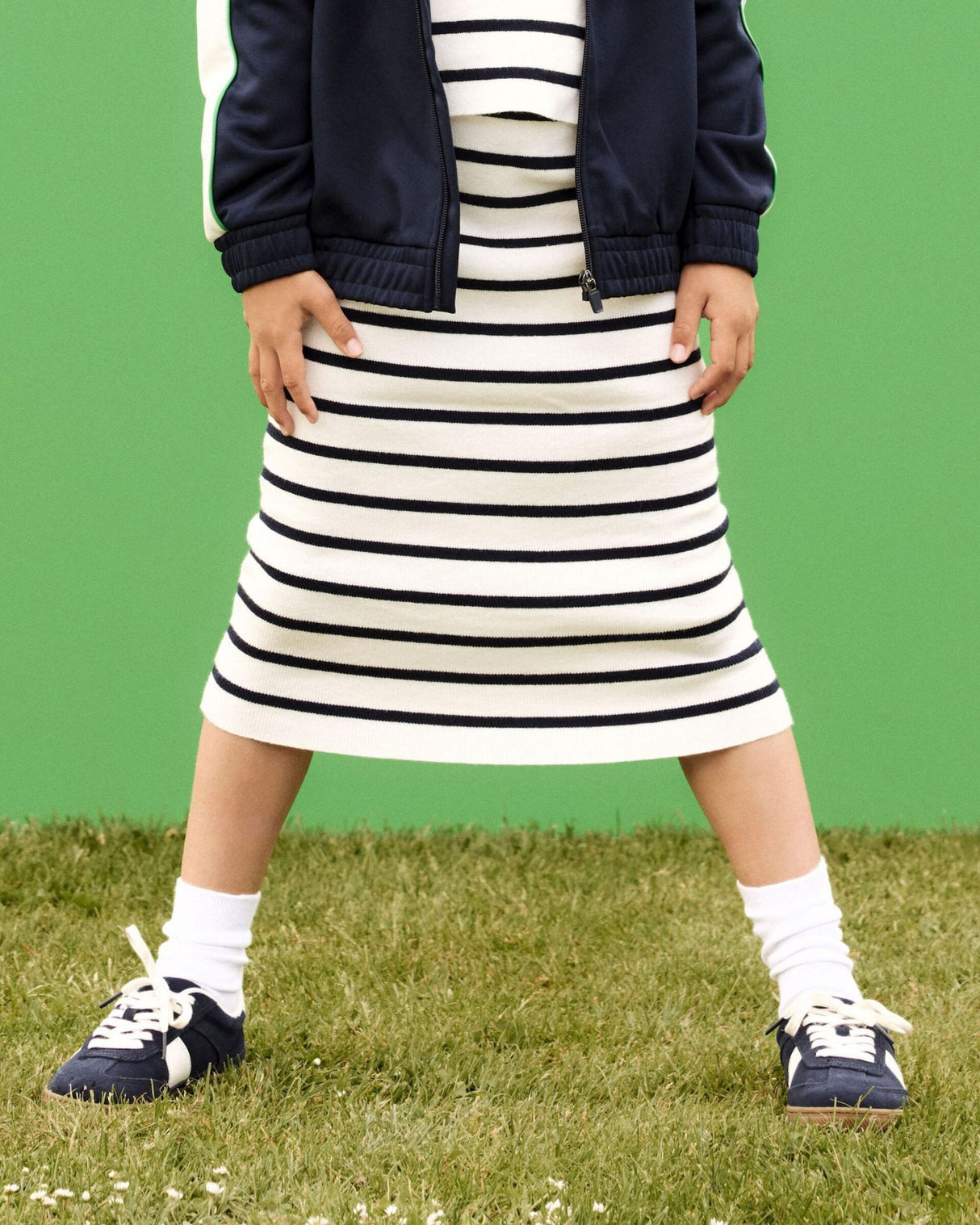 Hvid - Navy blazer - Name it - Nederdel - 13240137