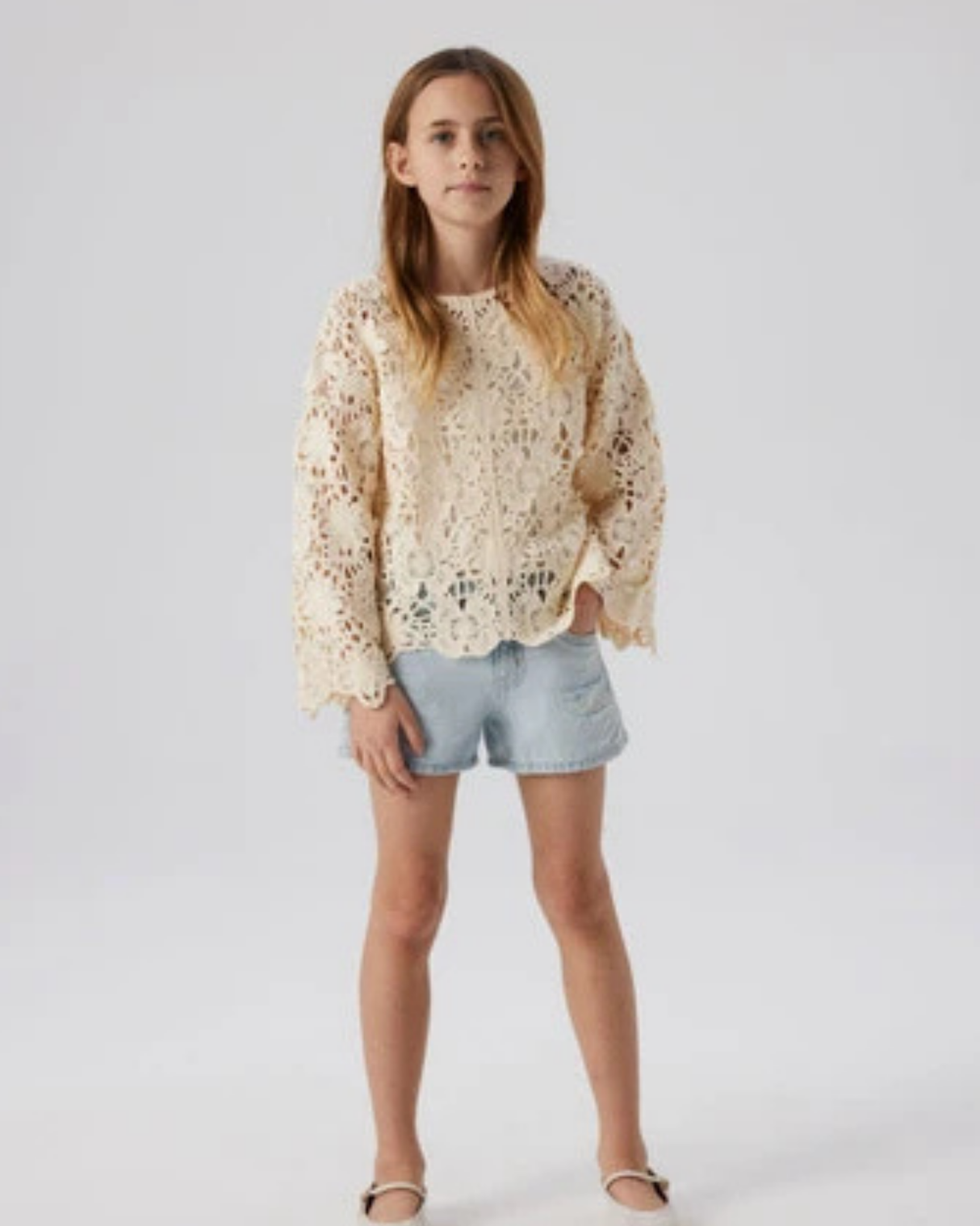 Offwhite - Cloud Dancer - Name it - Bluse - 13240140