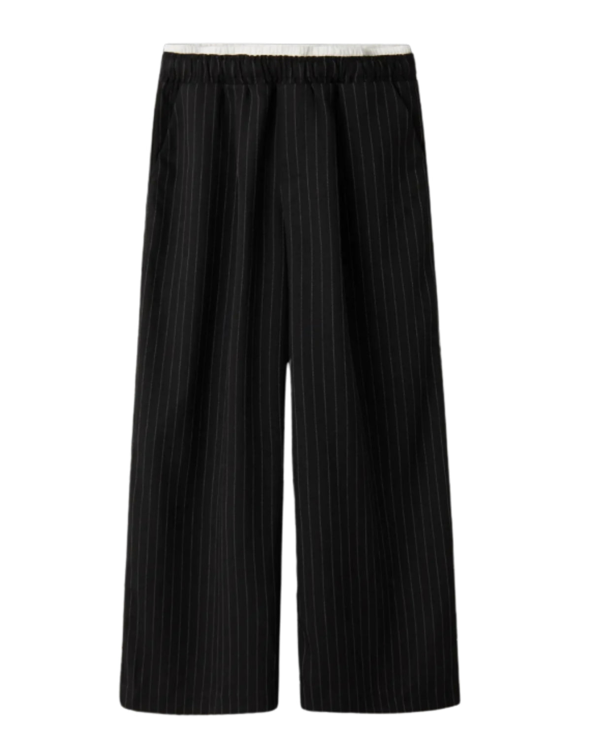 Black - Name it - trousers with white stripes - 13240352