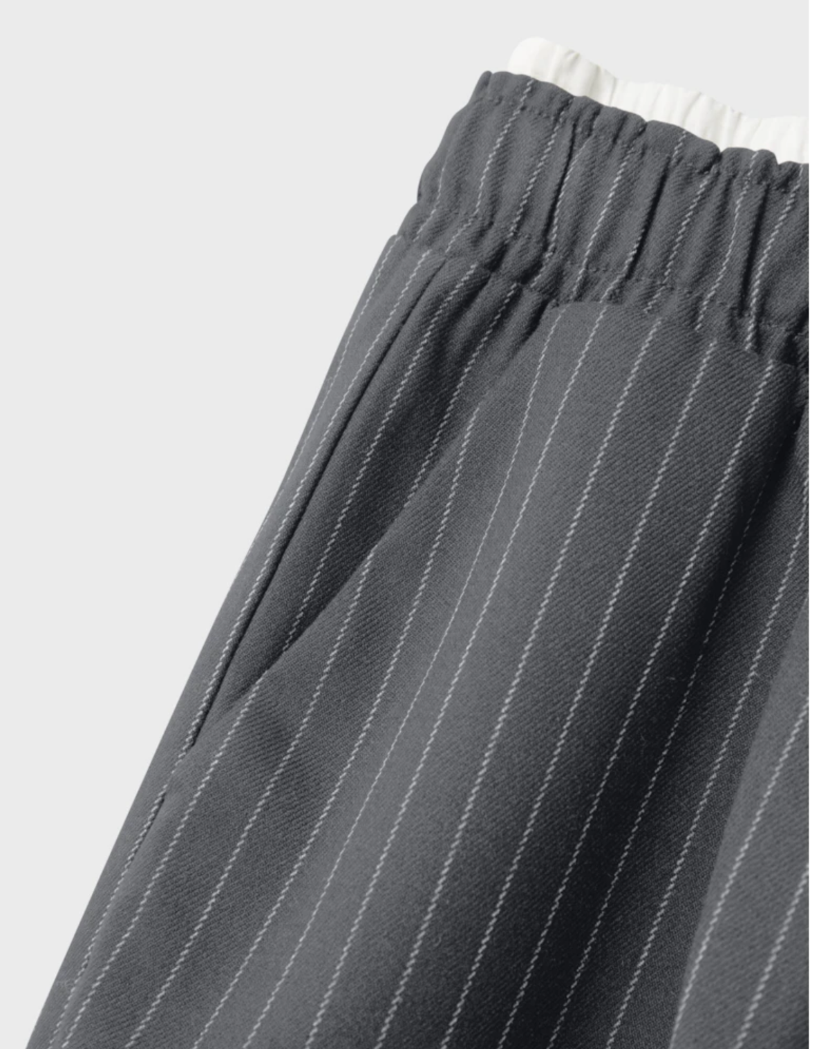 Black - Name it - trousers with white stripes - 13240352