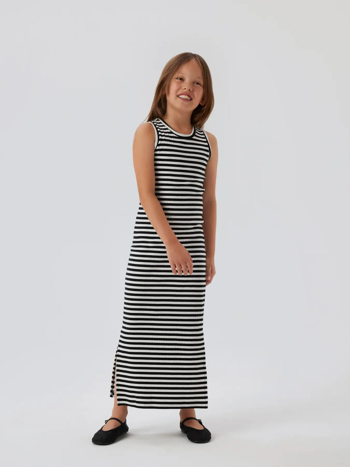 Sort/hvid - Bright White/Black - Name it - Kjole - 13240430