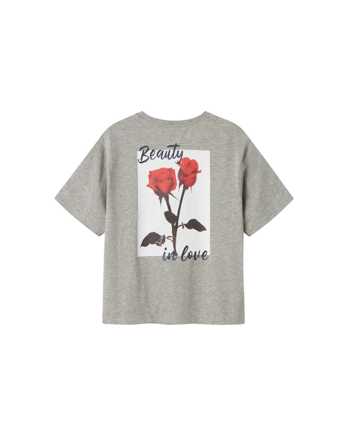 Grå - Grey melange - Name it - T-shirt - 13240655