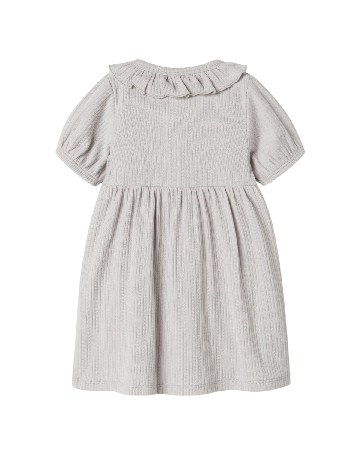 Blå - Vapor Blue - Lil'Atelier - Kjole - Rib - 13240772