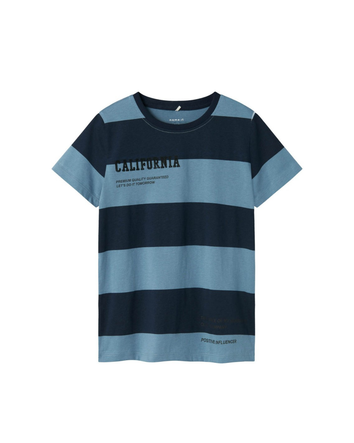 Blå - Spring Lake - Navy Blazer - Name it - T-shirt - Striber - 13241023