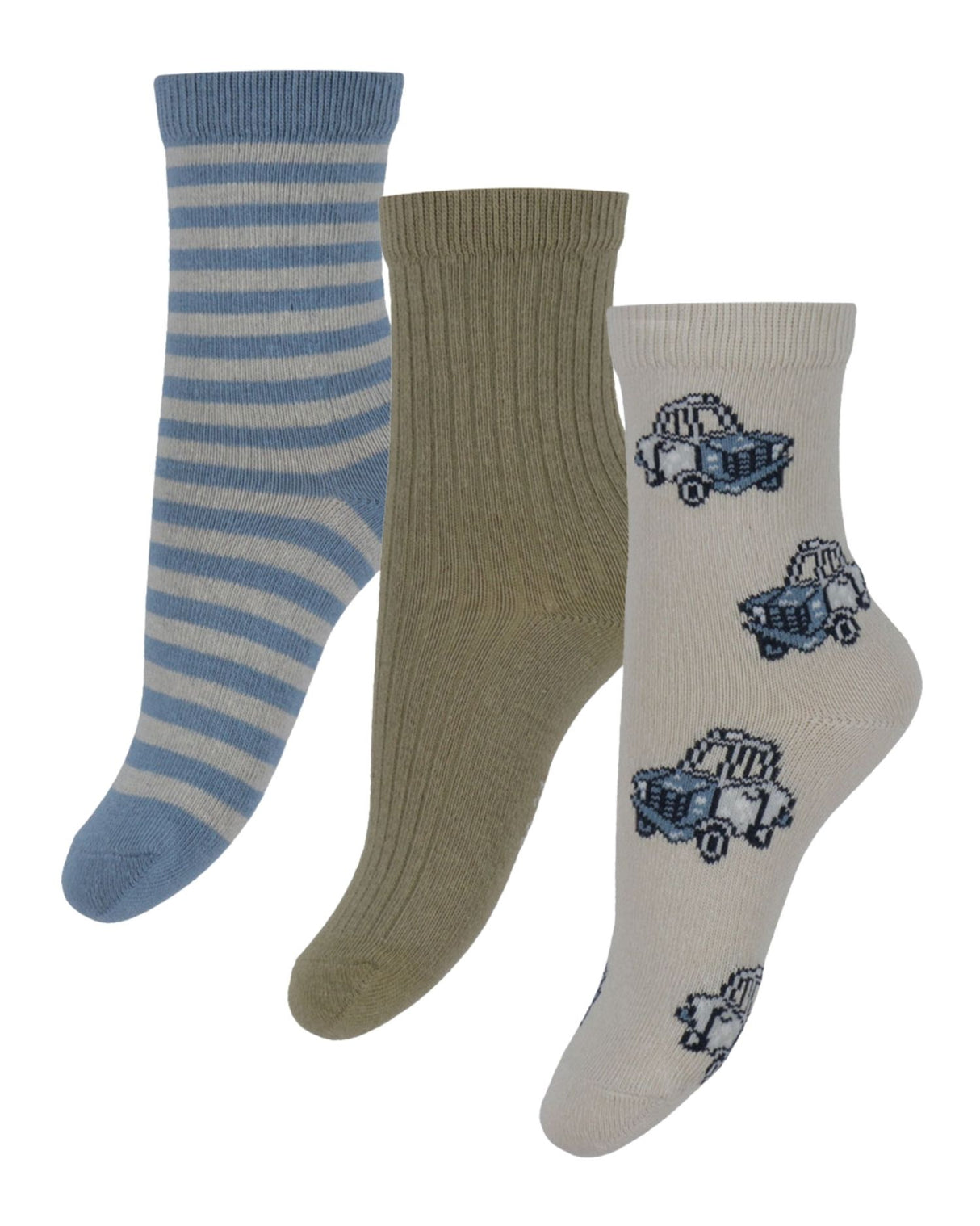 Sand/blue - Peyote/Spring Lake - Name it - 3 pack - socks - cars - 13241303