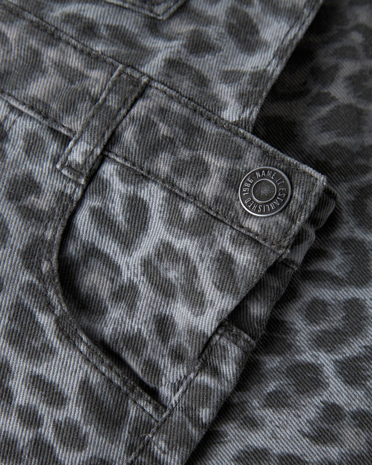 Grå - Night Owl/Grey Leopard - name it - Denim kjole - 13241511