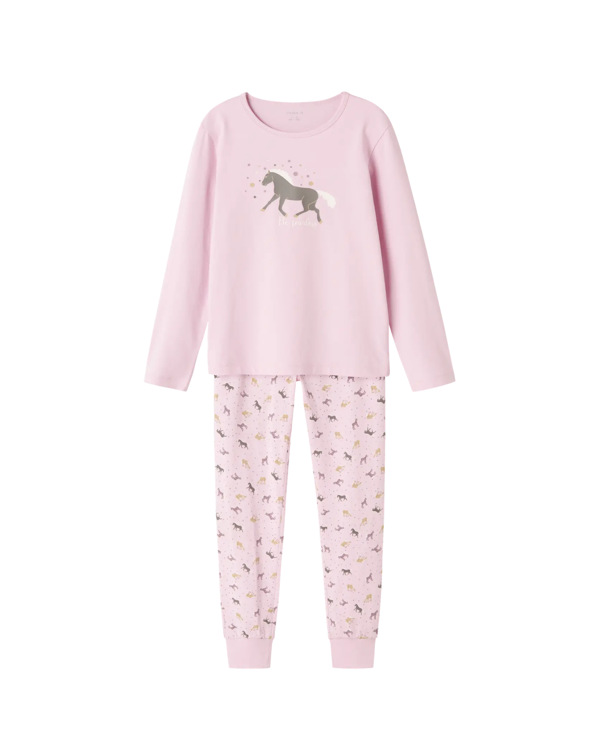 Pink - Pink Lavender - Name it - Pajama set - Rib - Butterflies - 13232976