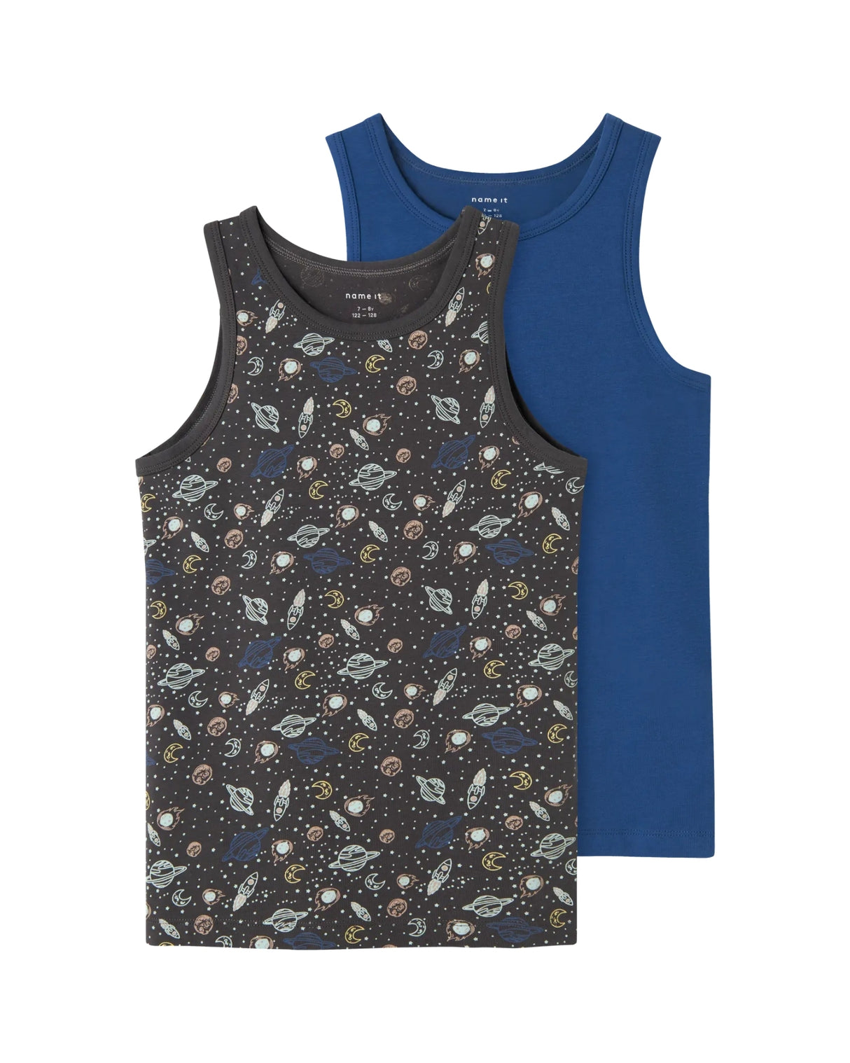 Mørkeblå - forged iron - Name it - Undertrøje - 2-pack - 13241997
