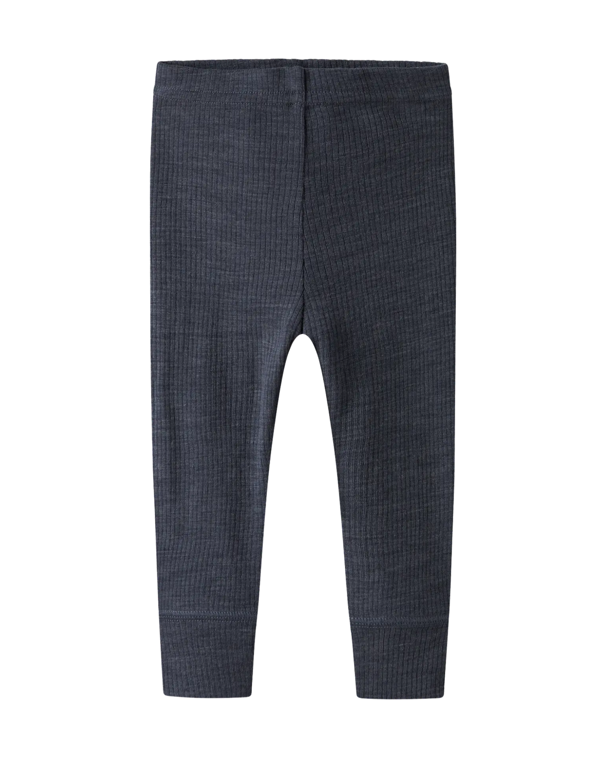 Mørkeblå - Ombre Blue - Name it - Uld leggings - Rib - 13242039