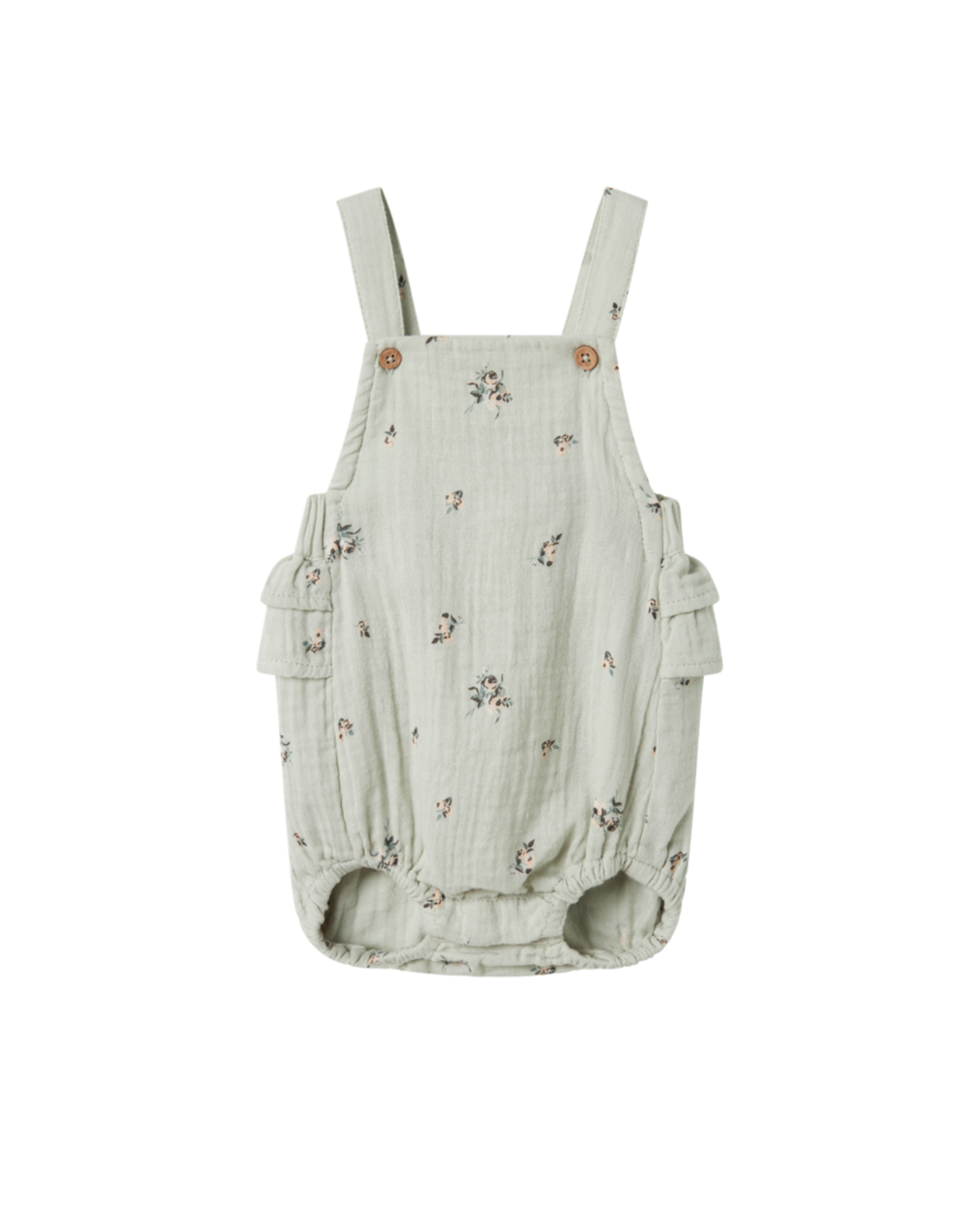 Grøn - aqua gray - Name it - Jumpsuit blomster - 13242222