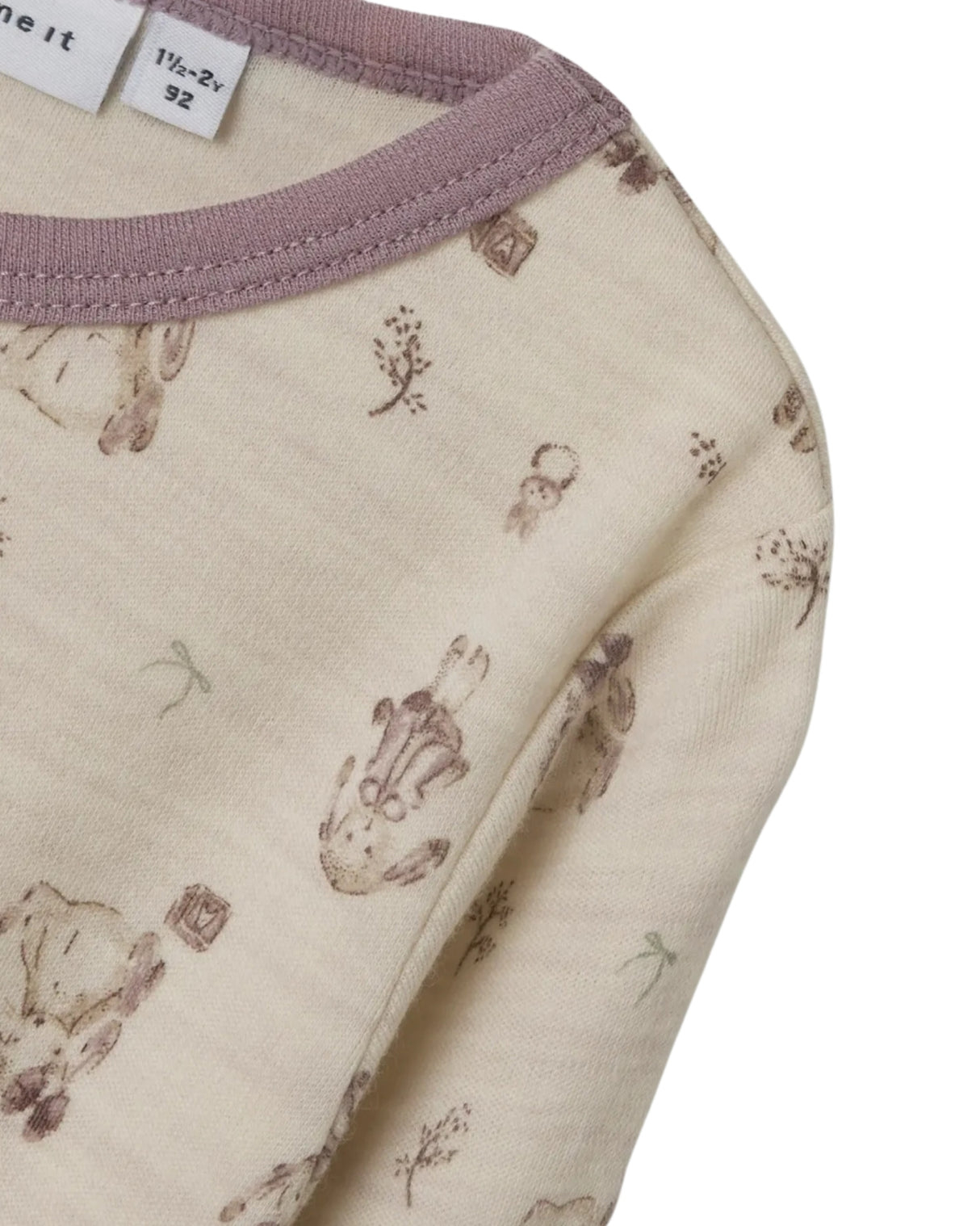 Sand - peyote malange - name it - uld bluse - 13242249