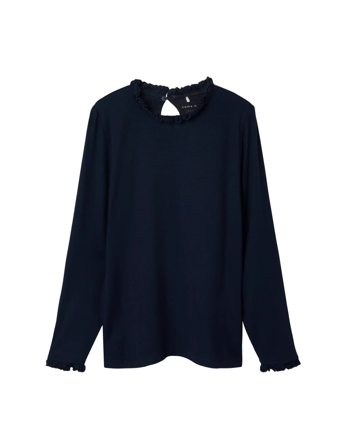 Mørkeblå/Hvid - Dark Sapphire - Name it - Bluse - Striber - 13242470