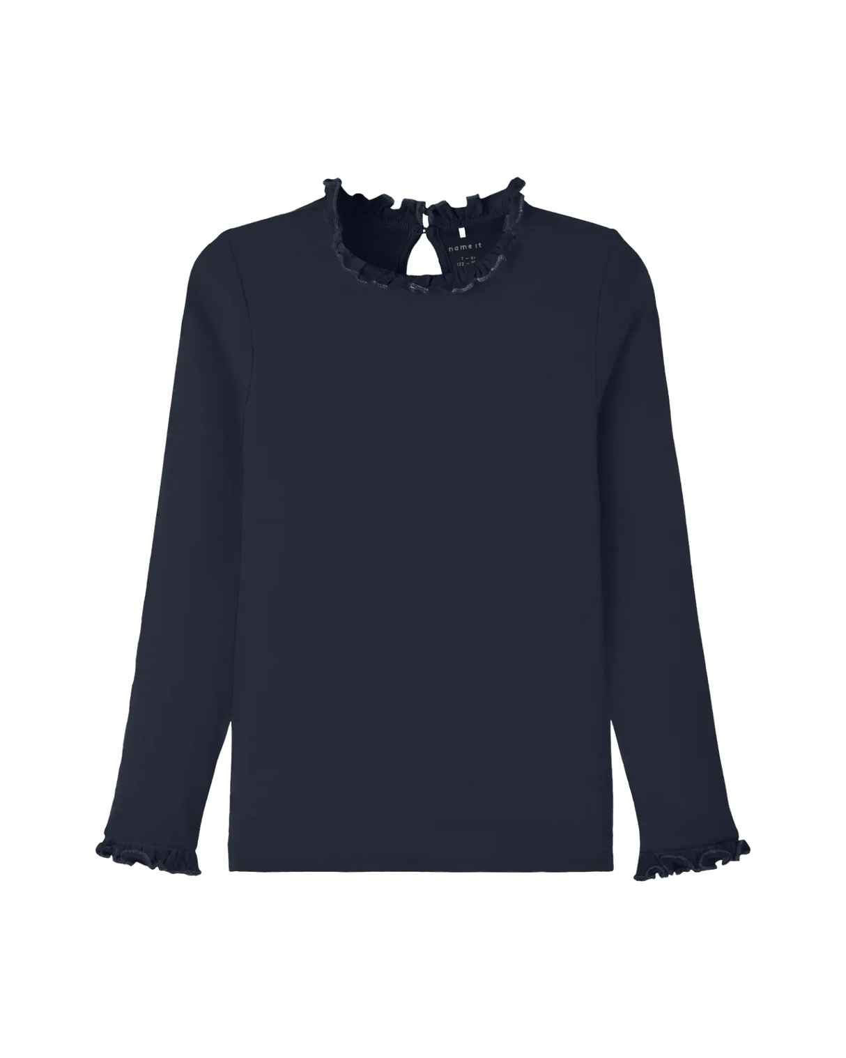 Mørkeblå/Hvid - Dark Sapphire - Name it - Bluse - 13242471