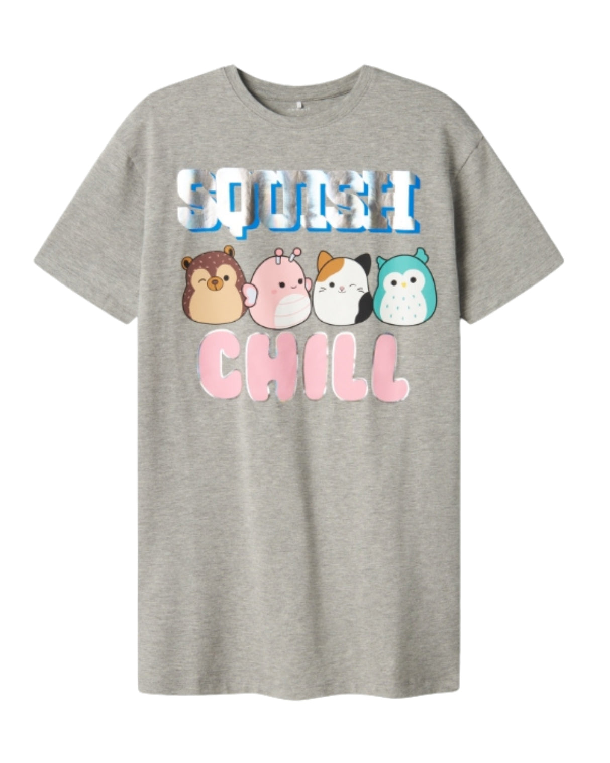 Grå - Grey Melange - name it - Natkjole - 13242523