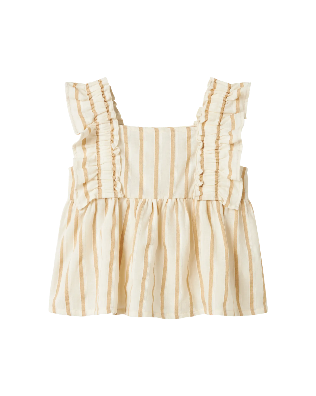 Sand - Bleached Sand - Cloud Dancer - Name it - Bluse - Striber - 13242609