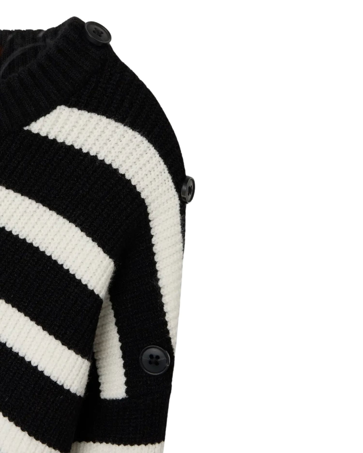 Sort - black - name it - lang striktrøje - 13243866