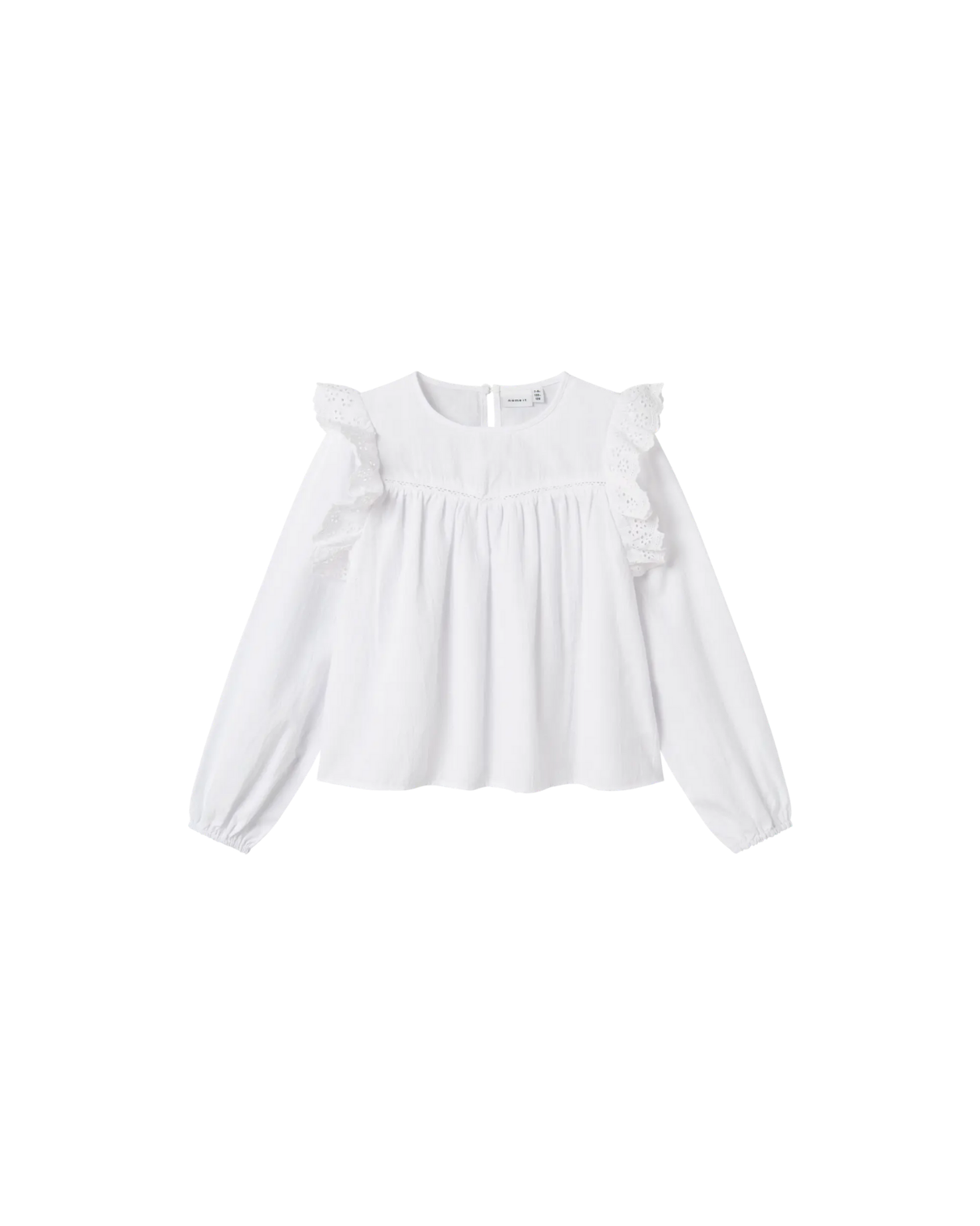 White - Bright White - Name it - Blouse - Lace - 13244507
