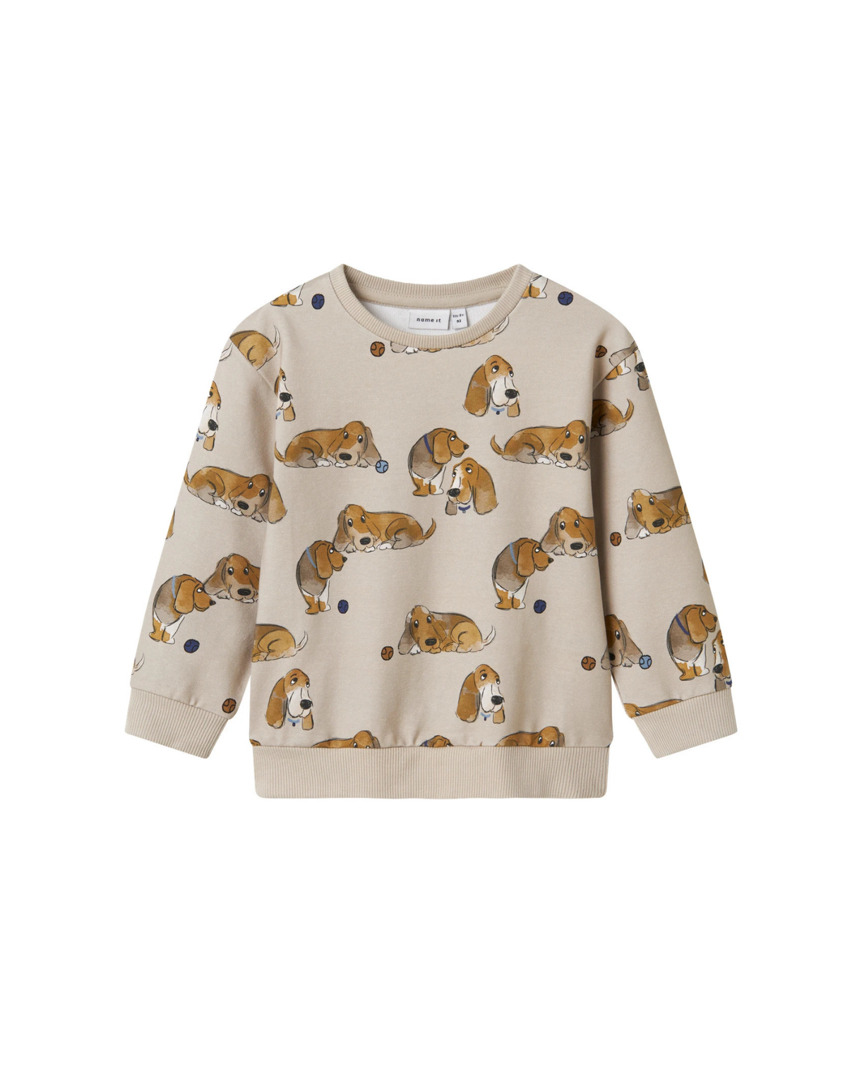 Sand - peyote - Name it - Sweatshirt med hunde - 13244646