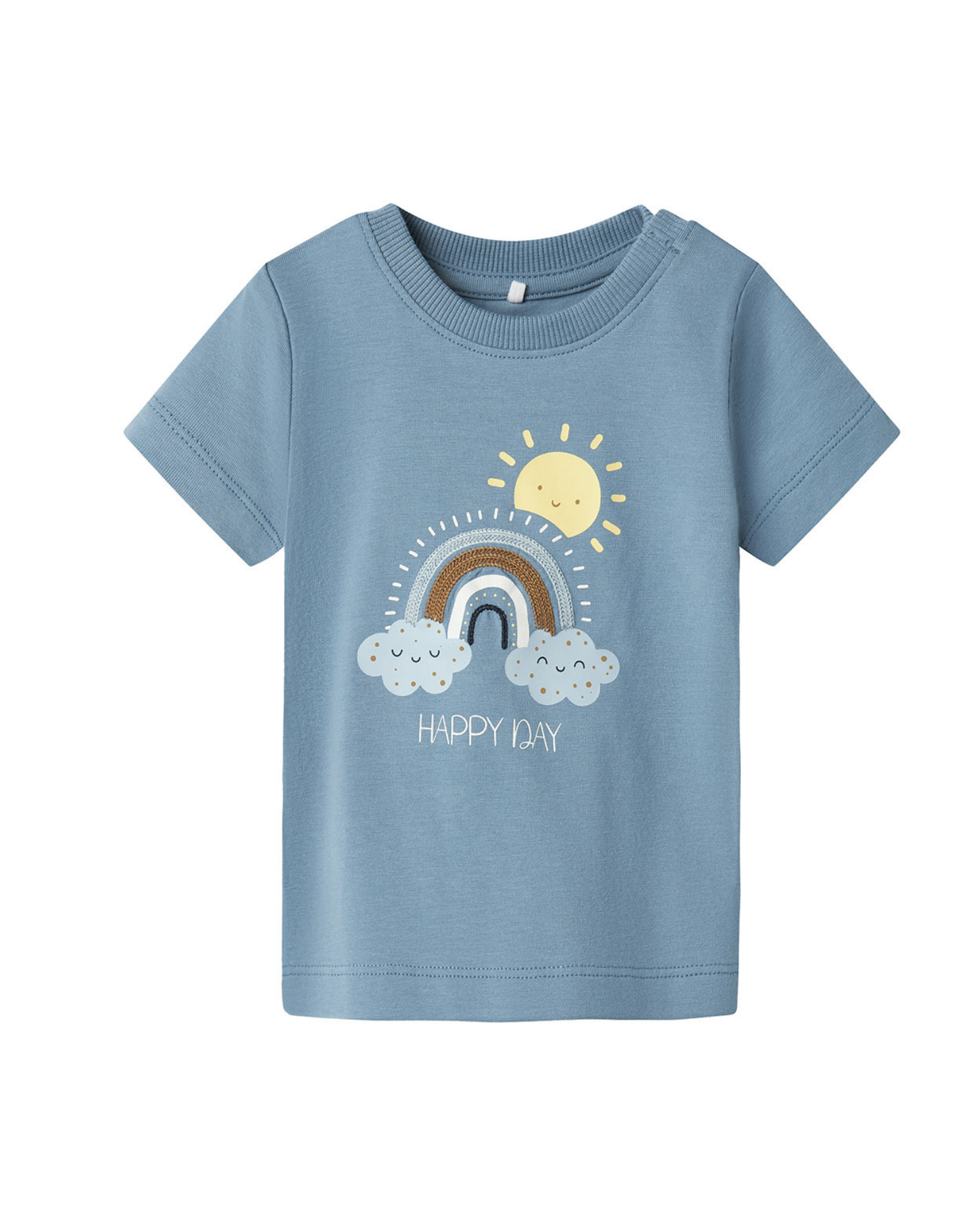 2-pak - Blå/Hvid - Spring lake/Cloud dancer - Name it - T-shirt - 13244683