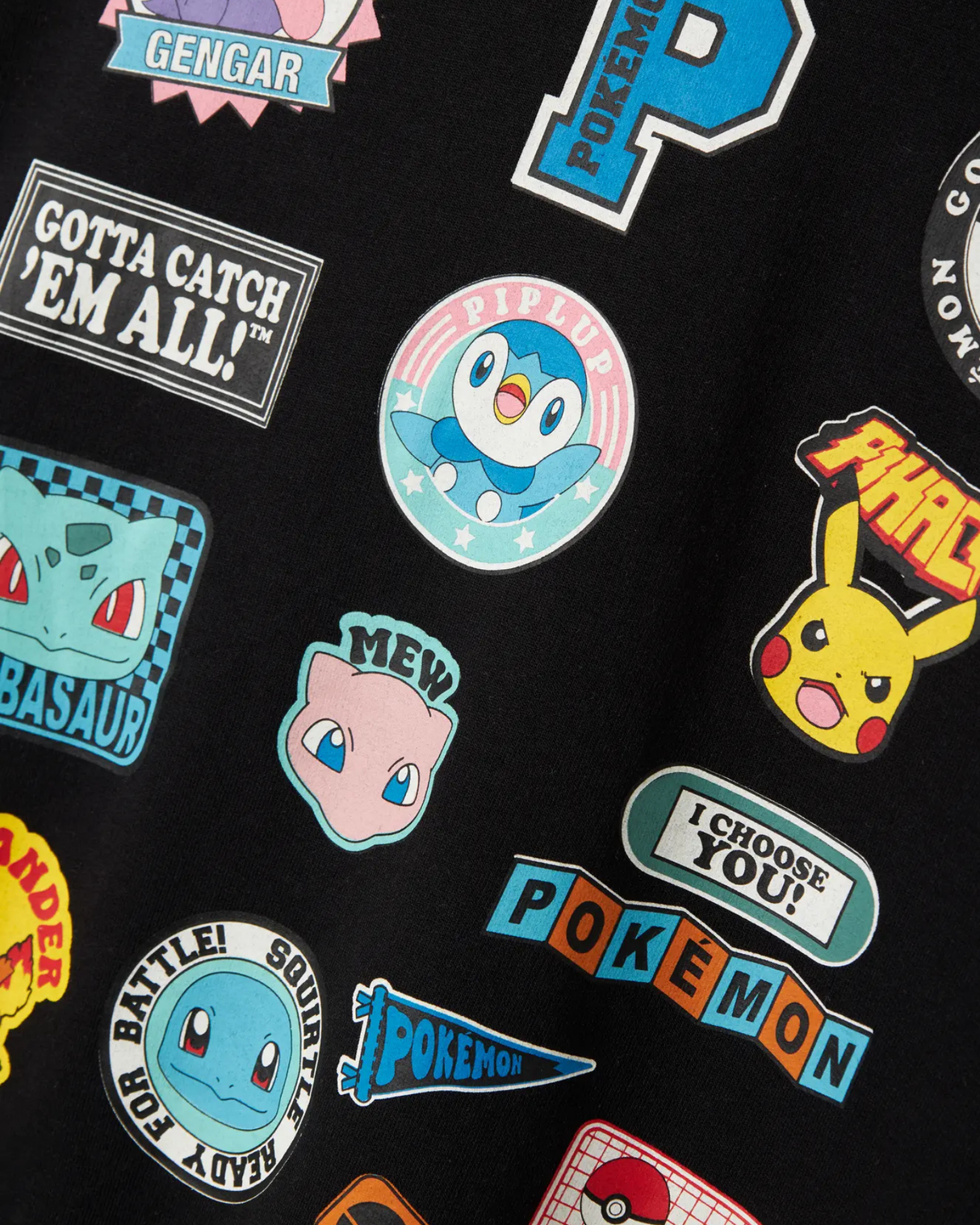 Sort - Black - Name it - Hættetrøje - Pokemon - 13245074