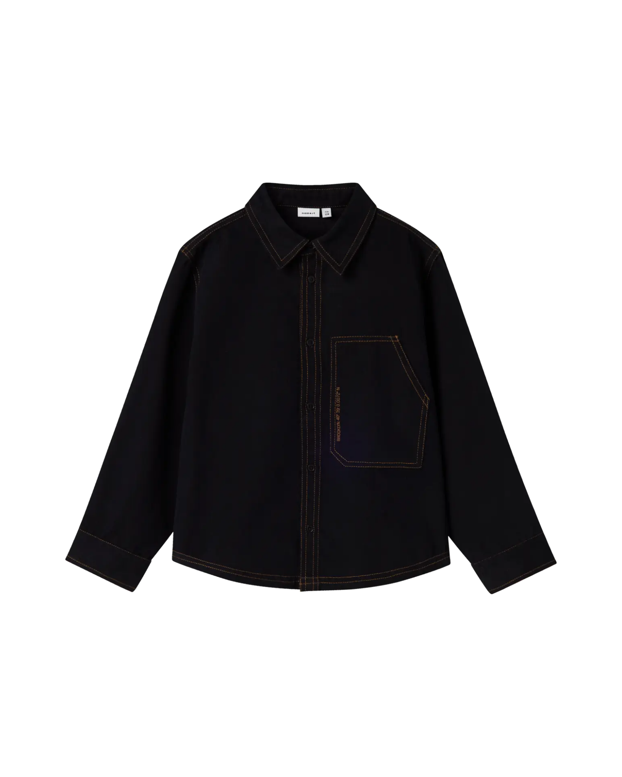 Sort - Black - Name it - Skjorte - 13246439